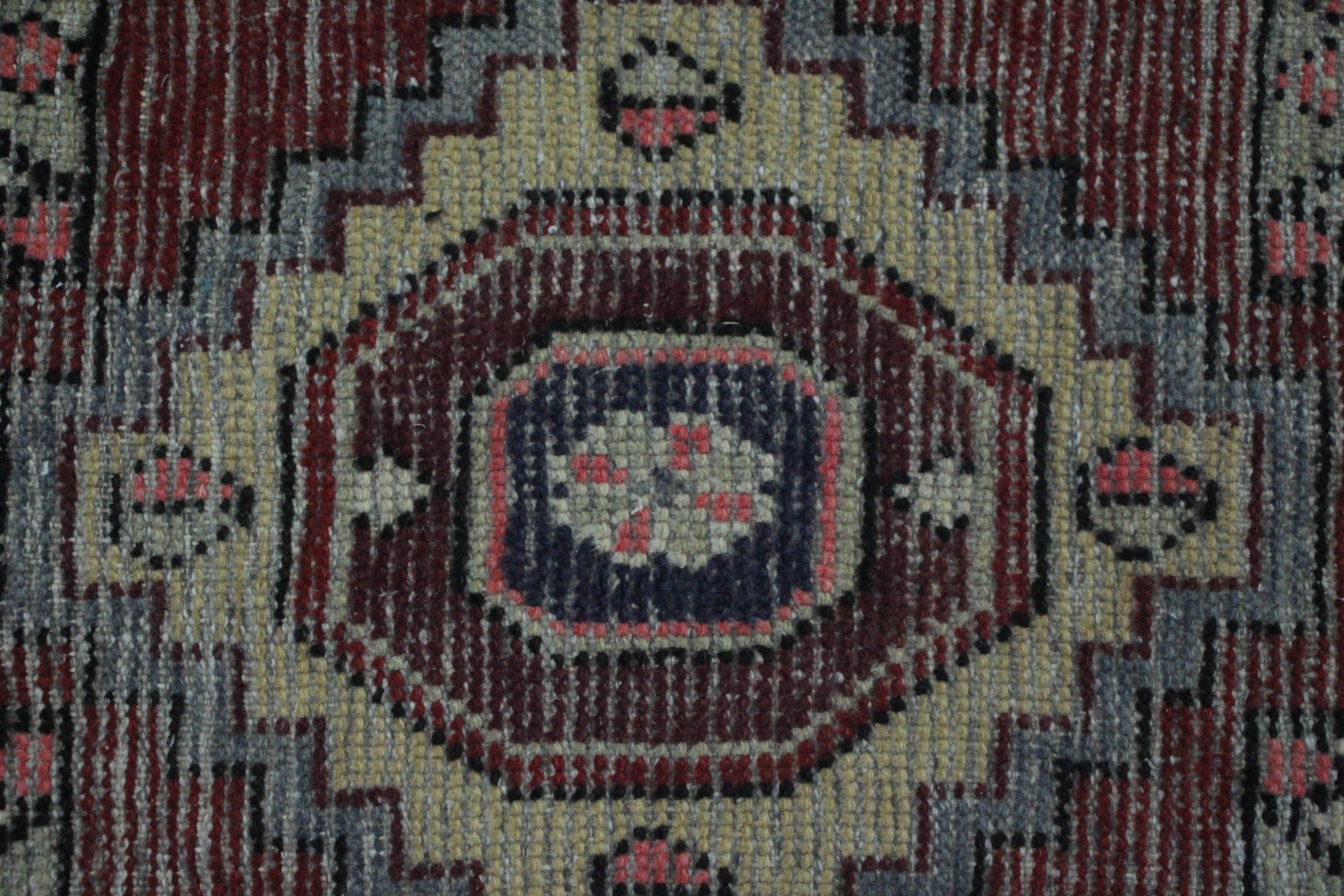 Araba Mat Halısı, Duvara Asmak için Halılar, Oryantal Halı, 1.3x2.2 ft Küçük Halı, Banyo Halısı, Türk Halısı, Kırmızı Oushak Halısı, Vintage Halı