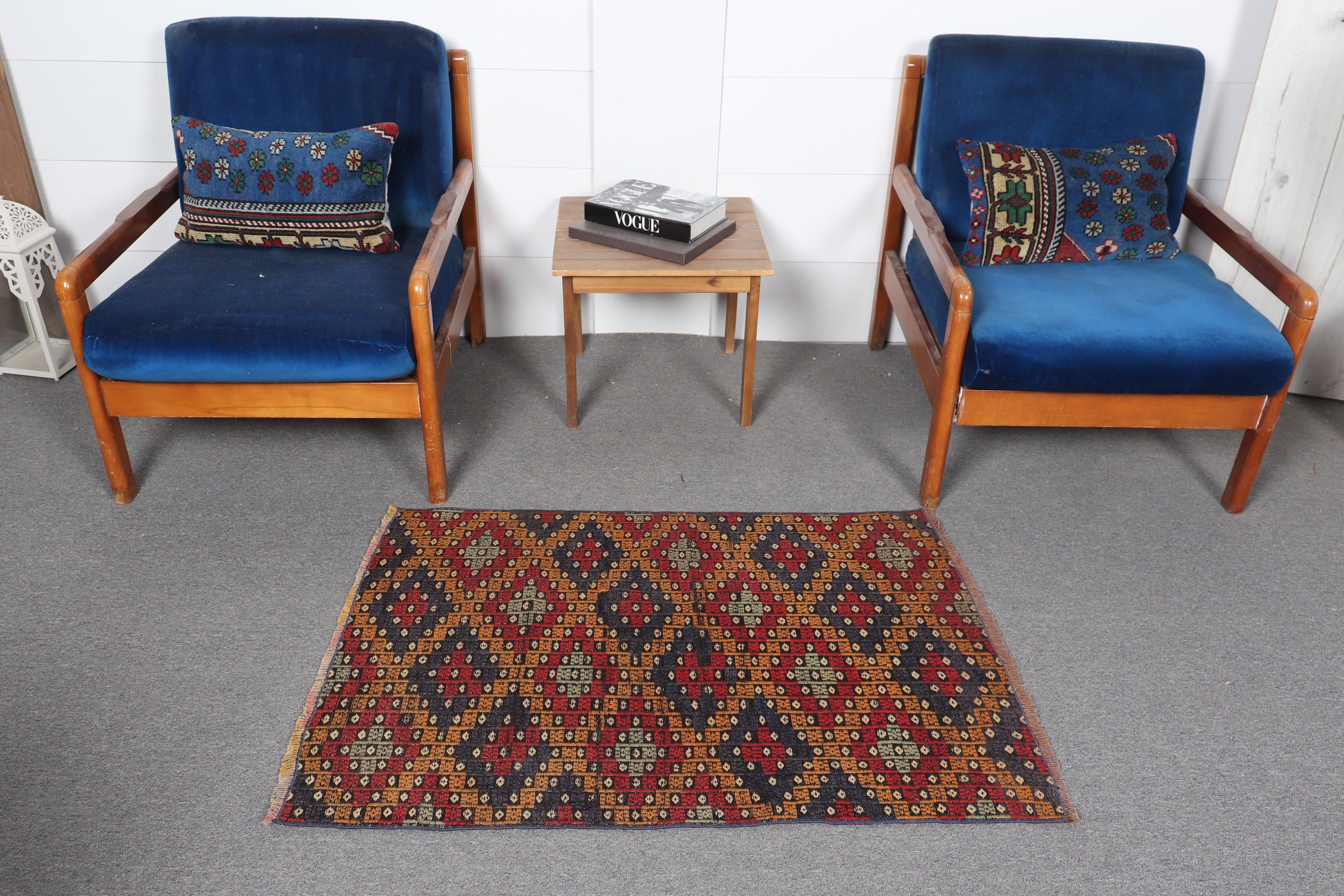 Banyo Halıları, Kilim, Türk Halısı, Vintage Halılar, Oushak Halısı, Turuncu Mutfak Halıları, Sanat Halısı, 2,6x3,7 ft Küçük Halılar, Çocuk Halısı