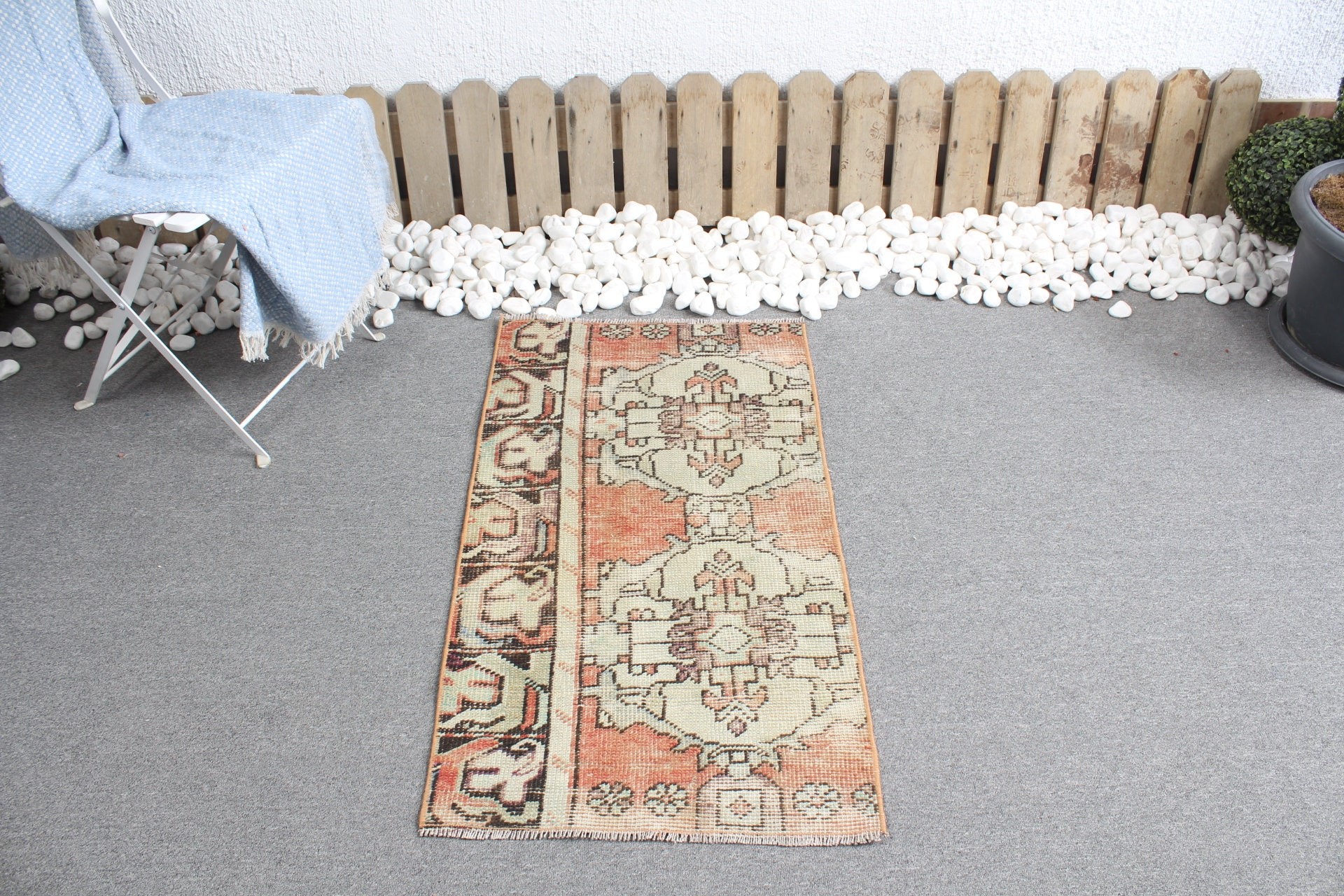 Car Mat Rug, Wall Hanging Rug, 1.9x3.4 ft Small Rug, Red Antique Rugs, Kitchen Rug, Turkish Rug, Vintage Rug, Custom Rug, Oriental Rug