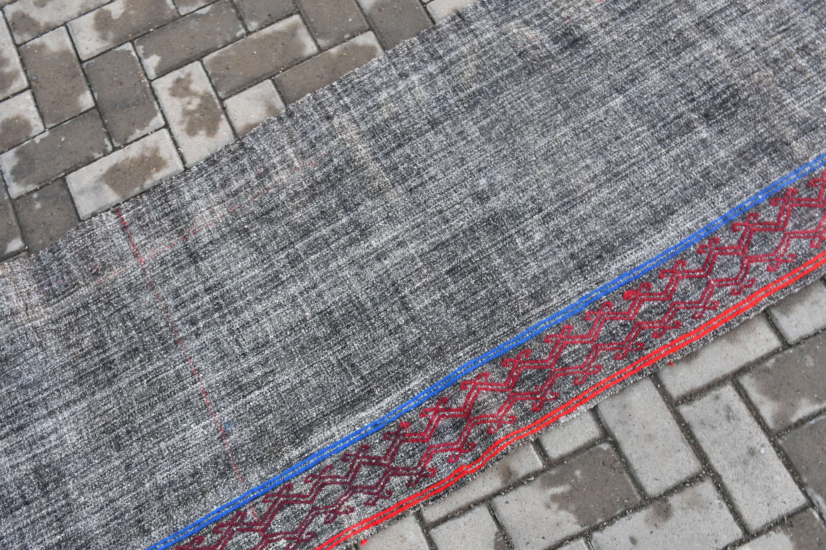 Turkish Rug, Kitchen Rug, Cute Rug, Cool Rug, 2.2x6.2 ft Runner Rugs, Vintage Rugs, Kilim, Hallway Rug, Gray Moroccan Rug, Stair Rug