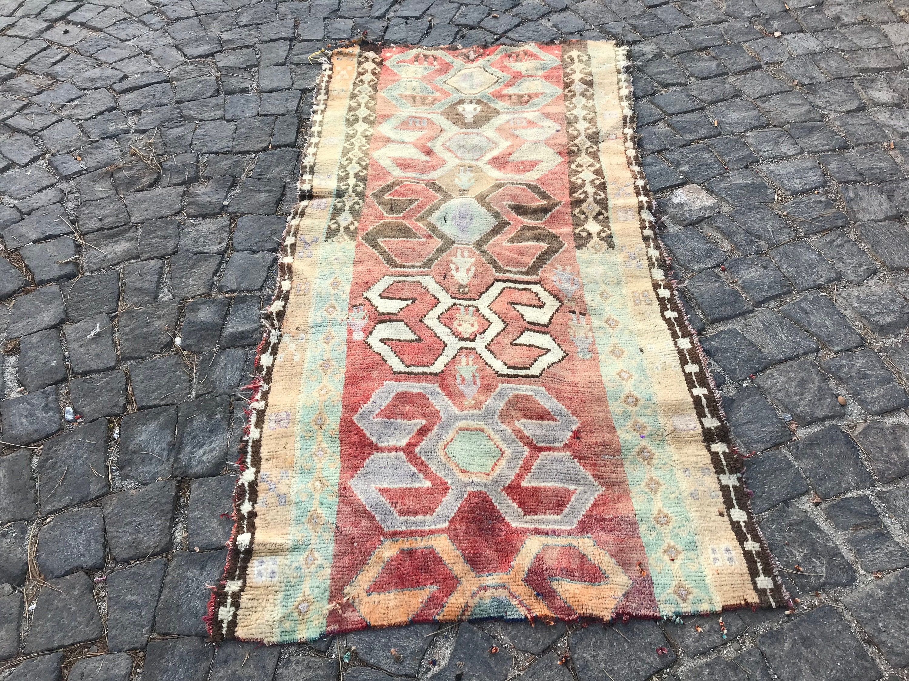 Rugs for Entry, Nursery Rug, Turkish Rugs, Vintage Rug, Wool Rug, Entry Rugs, Red  3.1x6.1 ft Accent Rugs, Antique Rugs