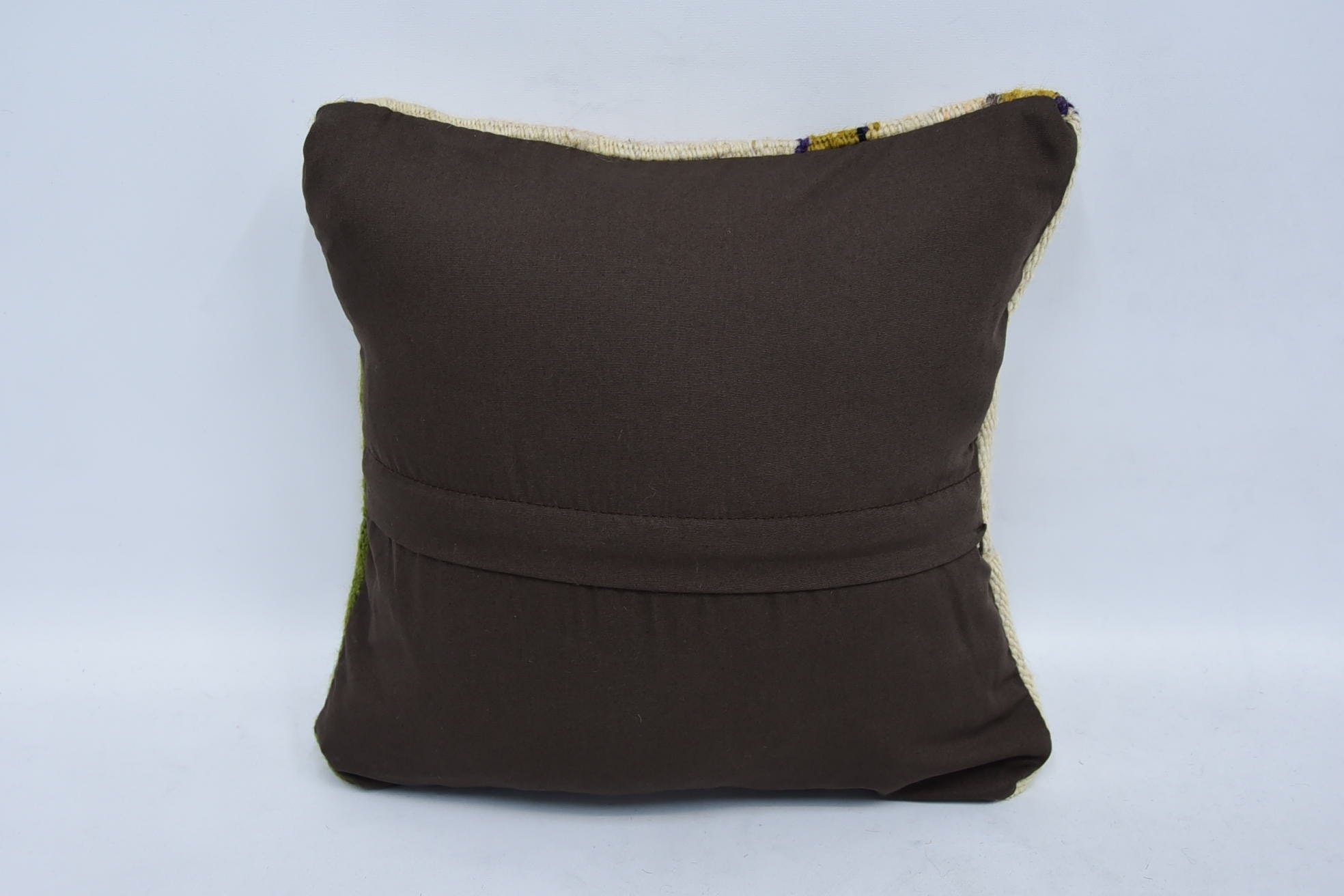 Boho Chic Cushion Case, Kilim Pillow, Kilim Pillow Cover, Antique Pillows, Accent Pillow Cover, 12"x12" White Cushion, Tribal Pillow Case