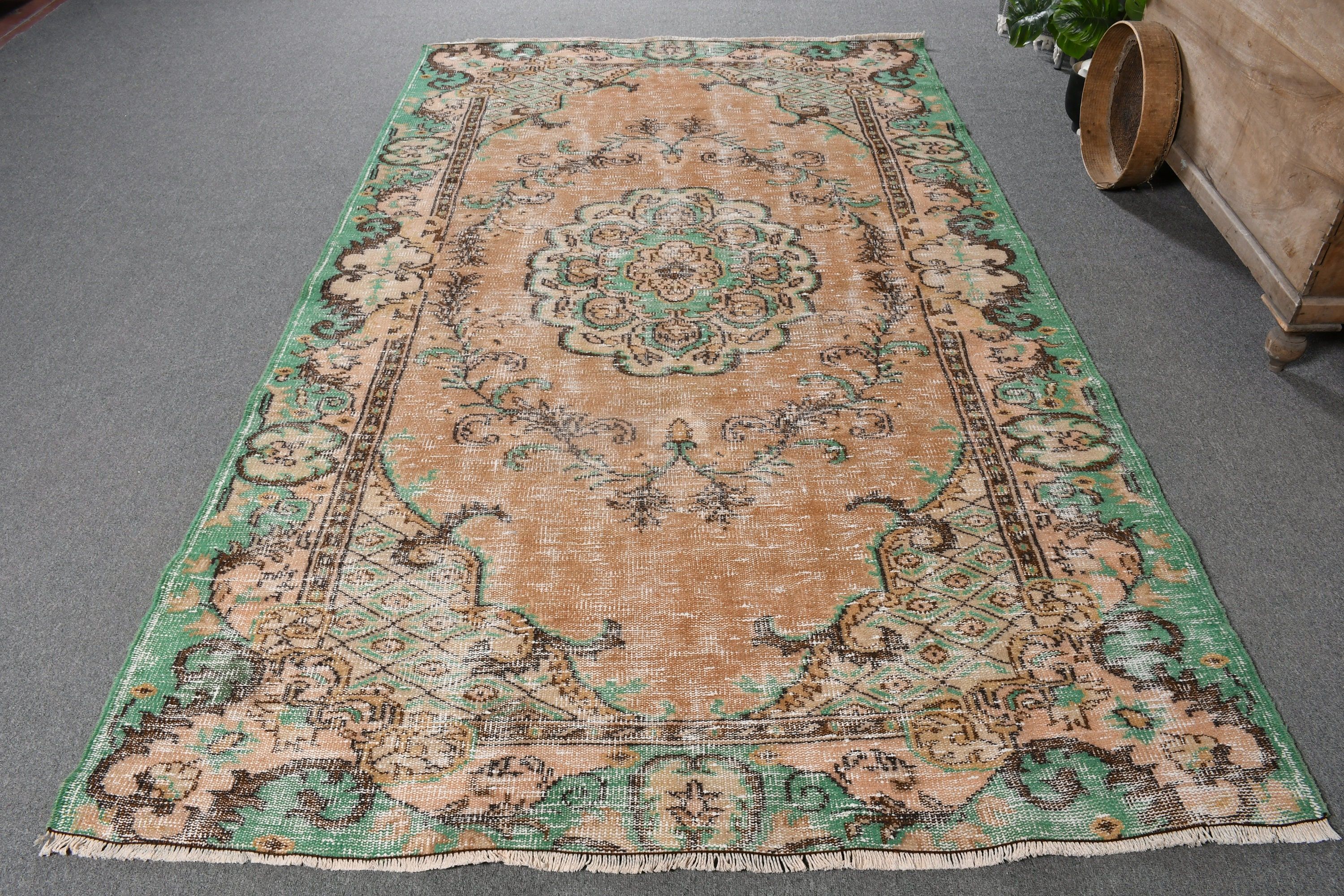 Kitchen Rug, Brown Bedroom Rug, Home Decor Rug, 5.4x8.8 ft Large Rug, Dining Room Rug, Turkish Rug, Old Rug, Living Room Rugs, Vintage Rugs