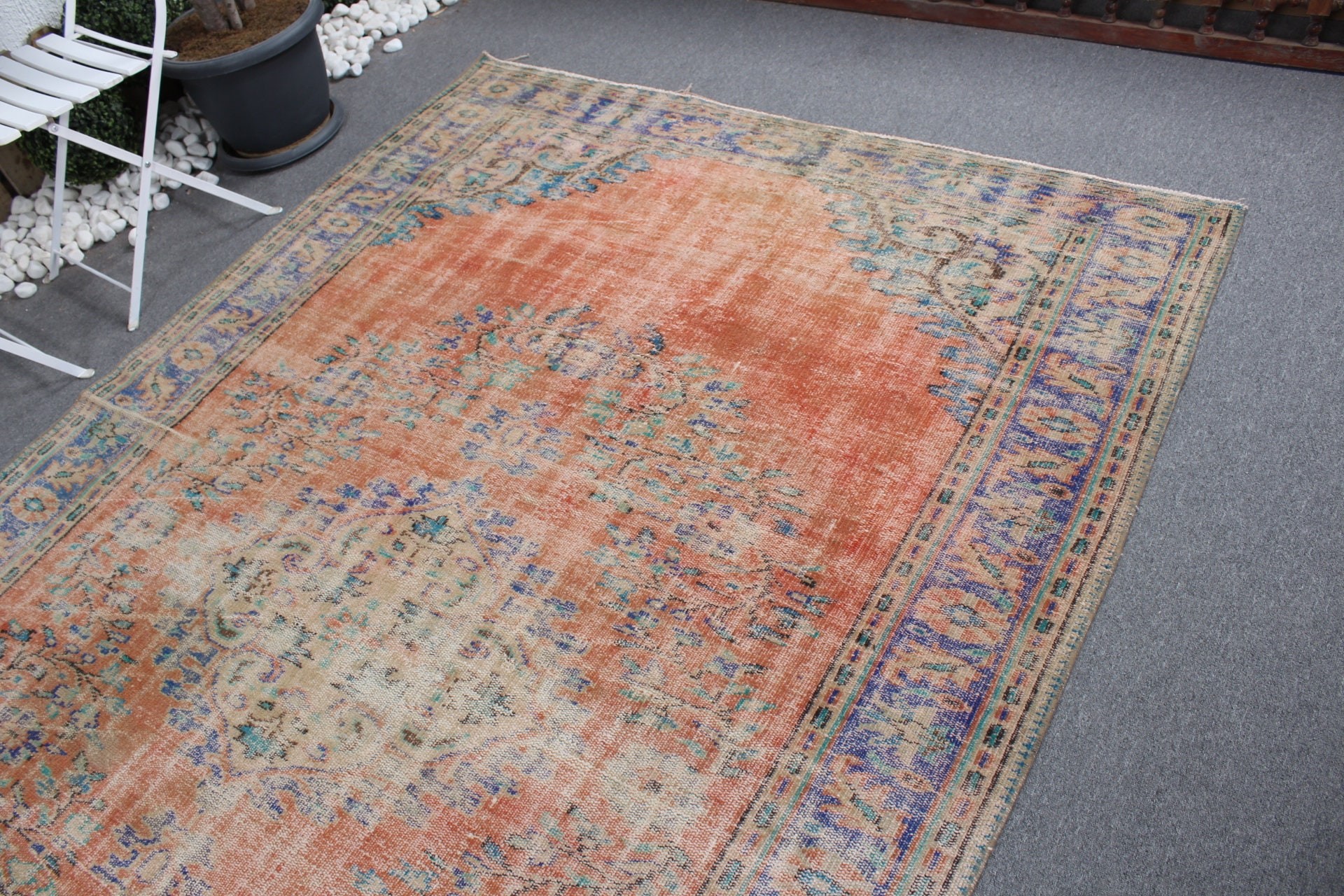 Red Bedroom Rugs, Anatolian Rug, Vintage Rugs, Turkish Rug, Salon Rug, Dining Room Rug, Ethnic Rugs, 6.1x9.3 ft Large Rugs