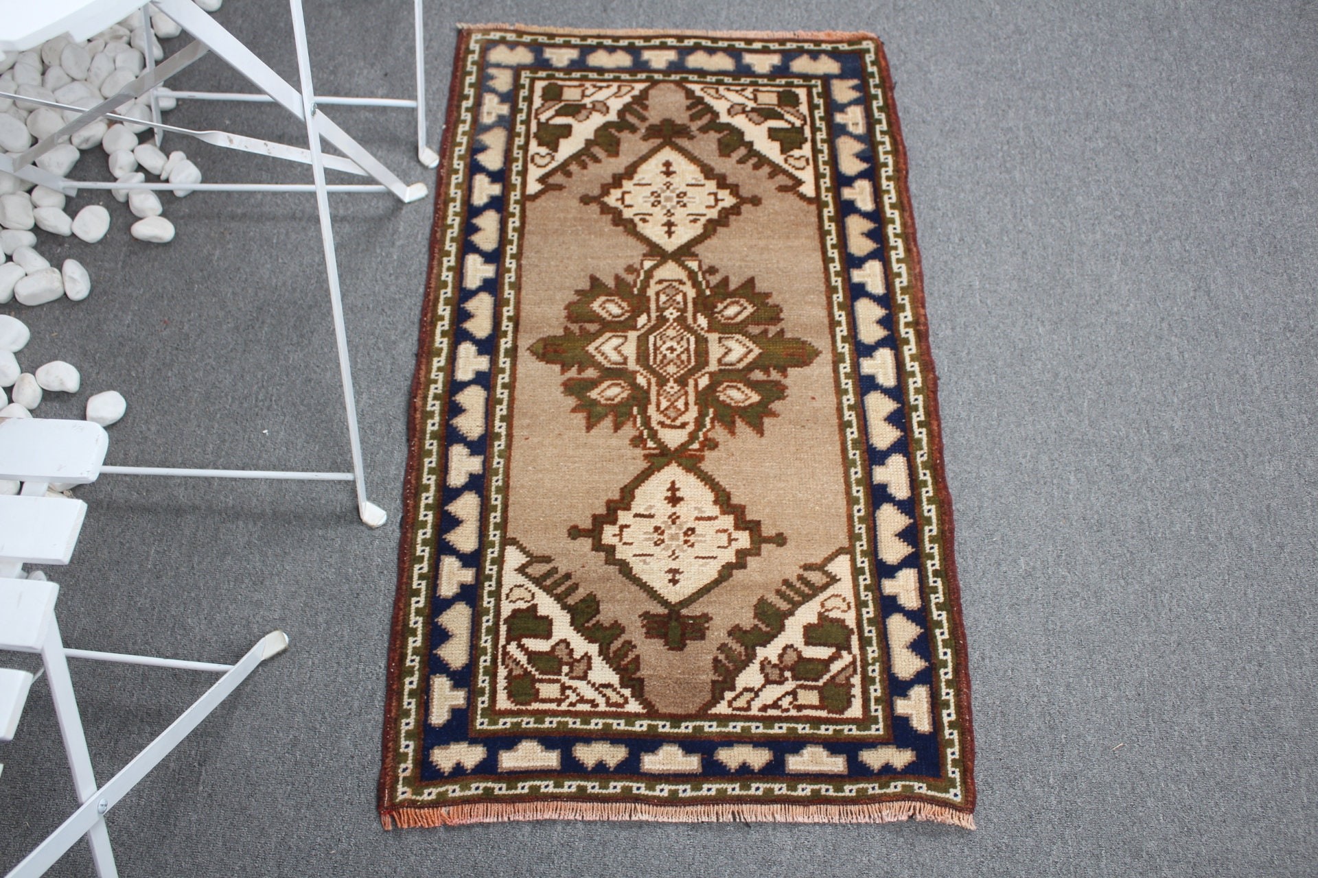 Yatak Odası Halıları, Vintage Halı, Çocuk Halısı, Anadolu Halısı, Araba Paspası Halıları, Türk Halısı, Giriş Halısı, 1.9x3.3 ft Küçük Halılar, Kahverengi Yün Halı