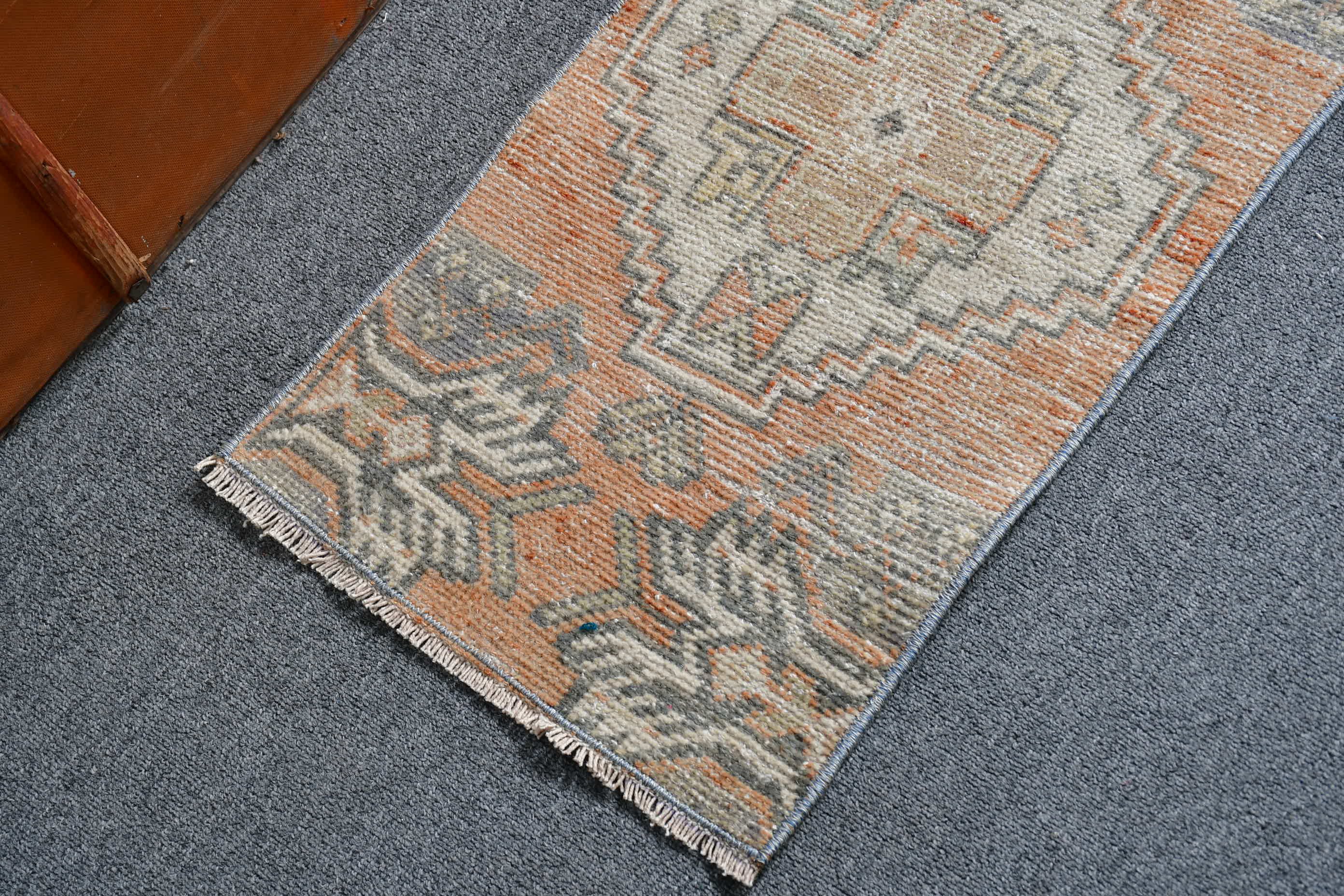 1.2x2.5 ft Small Rugs, Small Oriental Rug Rugs, Turkish Rug, Bathroom Rugs, Wool Rugs, Entry Rug, Rugs for Car Mat, Vintage Rug, Cool Rug