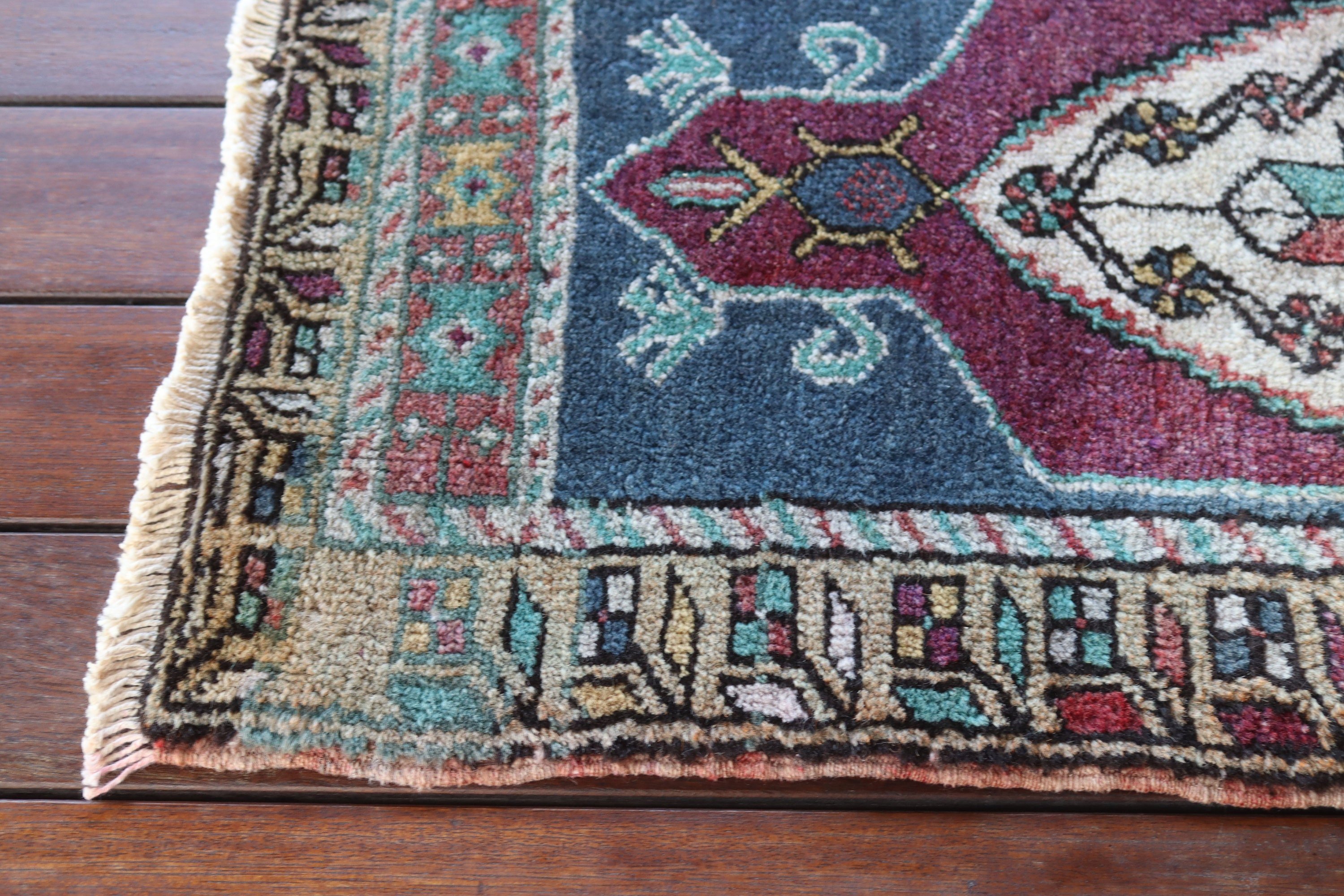 Banyo Halıları, Vintage Halı, Pembe Açıklama Halısı, Açıklama Halıları, Türk Halısı, Araba Paspas Halıları, 1.4x3 ft Küçük Halı, Fas Halıları, Dış Mekan Halısı