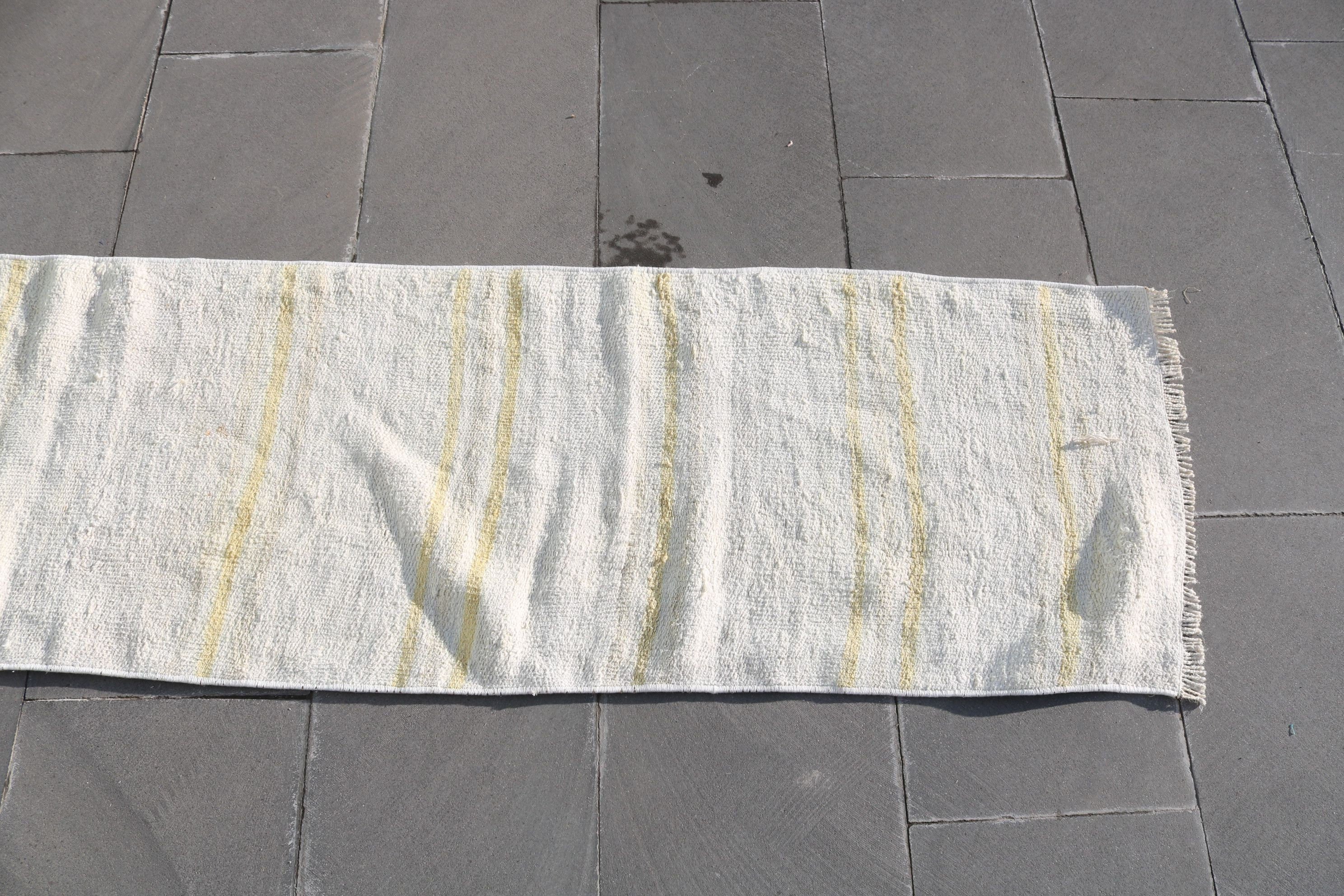Pale Rug, Corridor Rugs, 1.6x8 ft Runner Rugs, Oushak Rug, Anatolian Rugs, Vintage Rug, Turkish Rug, Wool Runner Rug Rugs, Rugs for Stair