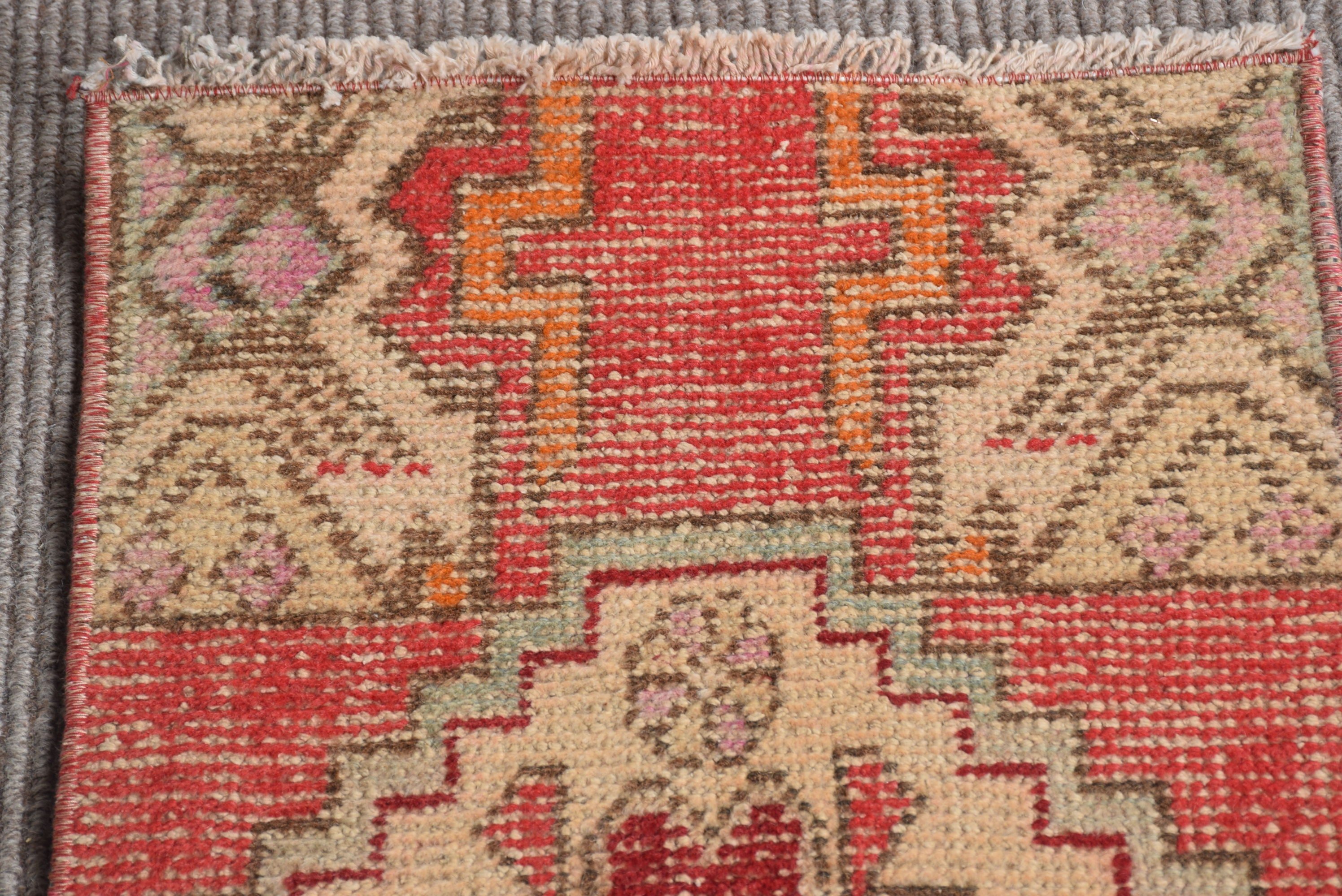 Çocuk Odası Halıları, Mutfak Halıları, Siyah Antika Halı, 1,3x2,7 ft Küçük Halı, Vintage Halı, Mutfak Halıları, Havalı Halı, Türk Halısı