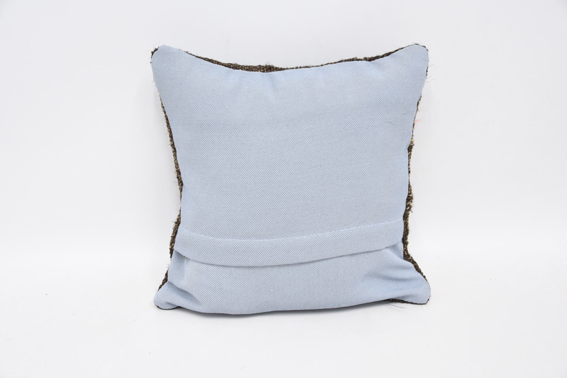 Boho Pillow Sham Cover, Boho Throw Cushion, 12"x12" Brown Cushion, Traditional Cushion Cover, Throw Kilim Pillow, Vintage Pillow
