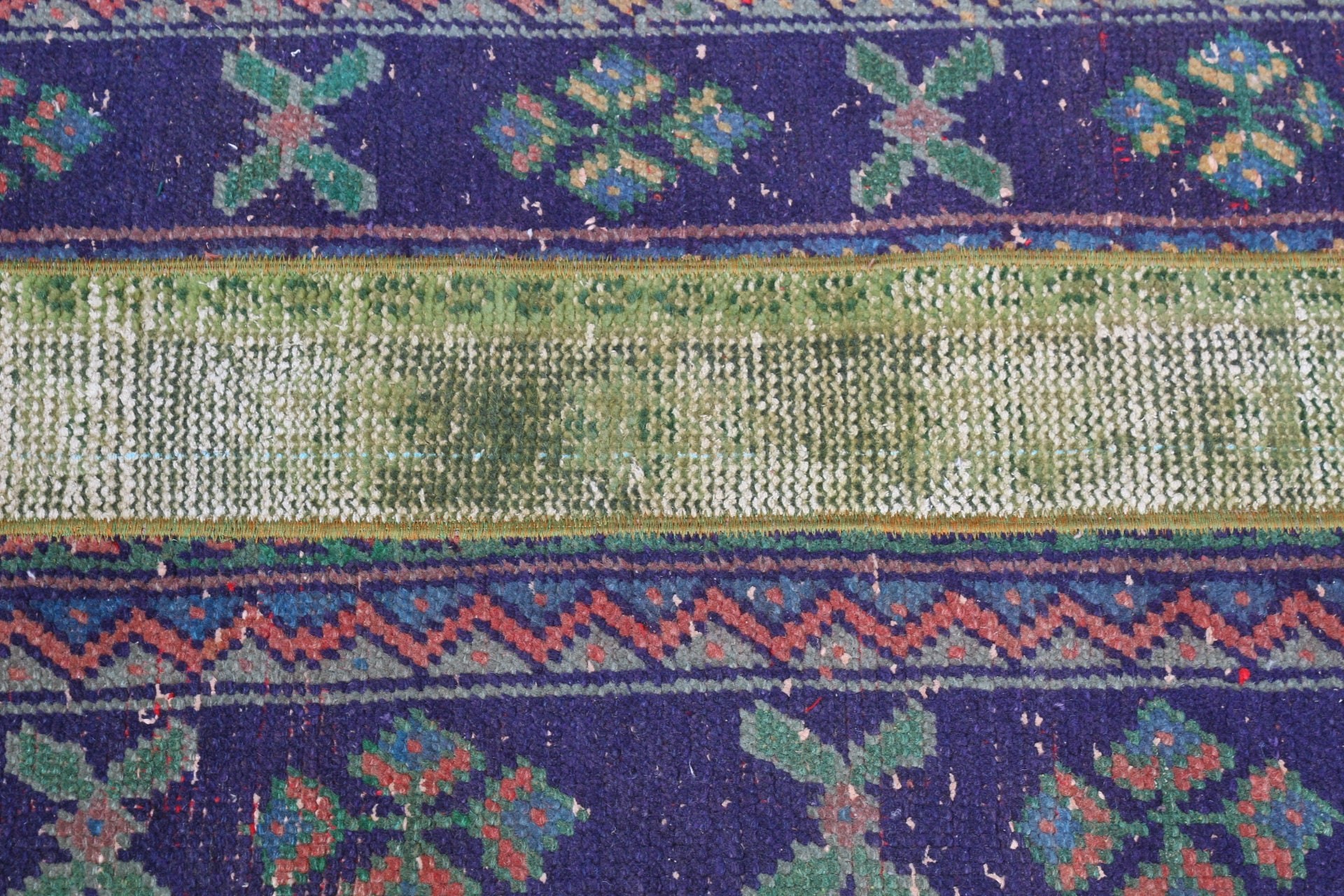 1.8x3.2 ft Small Rug, Oushak Rug, Turkish Rugs, Door Mat Rugs, Vintage Rugs, Green Kitchen Rug, Rugs for Kitchen, Entry Rug