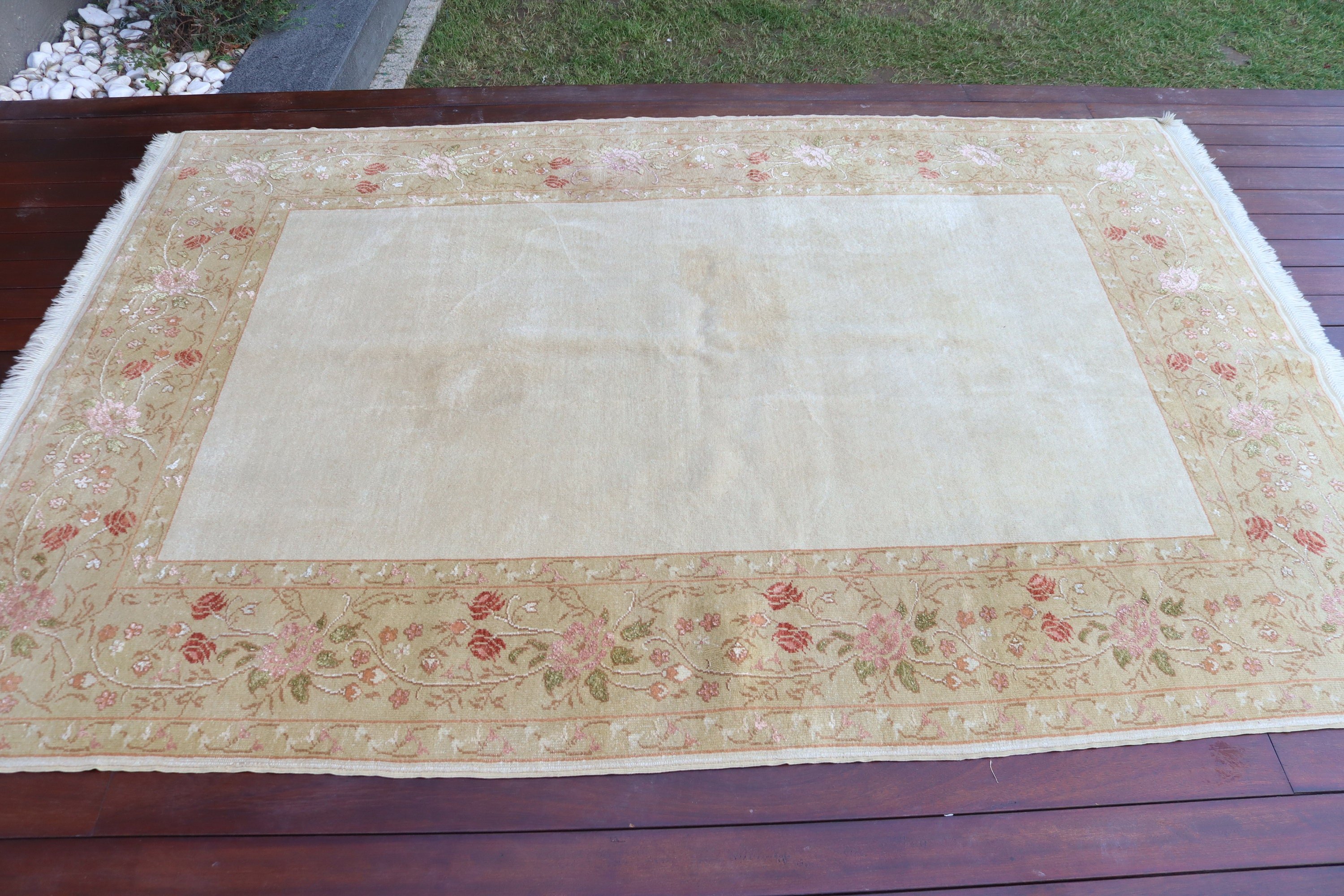 Vintage Rug, Living Room Rug, 5.3x7.6 ft Large Rug, Turkish Rug, Neutral Rug, Dining Room Rug, Modern Rug, Beige Statement Rug, Exotic Rug