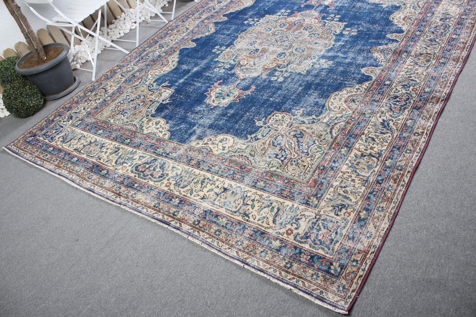 Turkish Rug, Cool Rug, Vintage Rug, Moroccan Rug, Dorm Rug, 7.8x10.7 ft Oversize Rugs, Dining Room Rugs, Blue Moroccan Rugs, Salon Rug