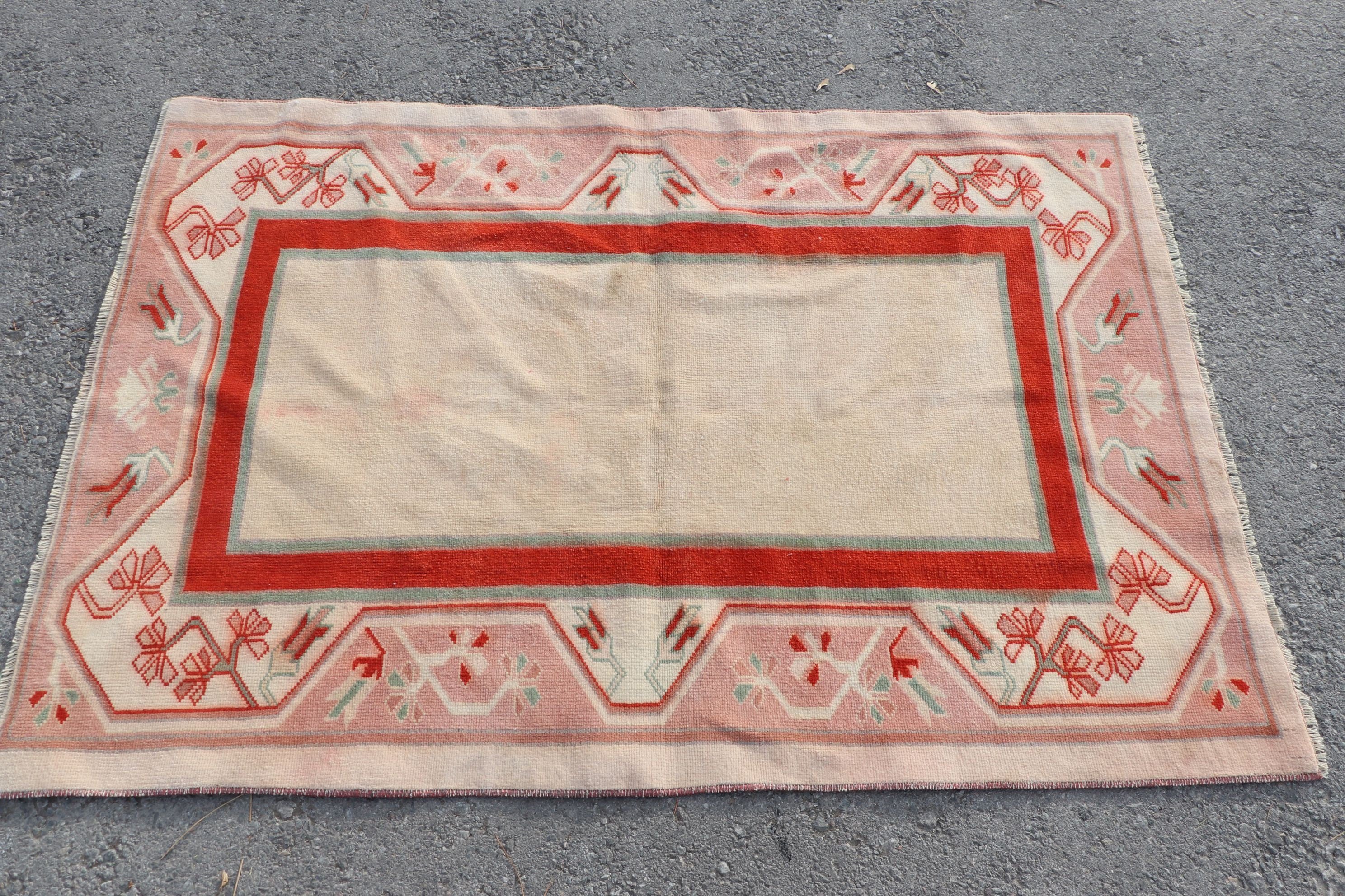 Anadolu Halıları, Vintage Halı, Oryantal Halı, Mutfak Halısı, Pembe Yün Halılar, Çocuk Odası Halıları, Türk Halıları, 3,5x5 ft Accent Halı, Çocuk Halısı