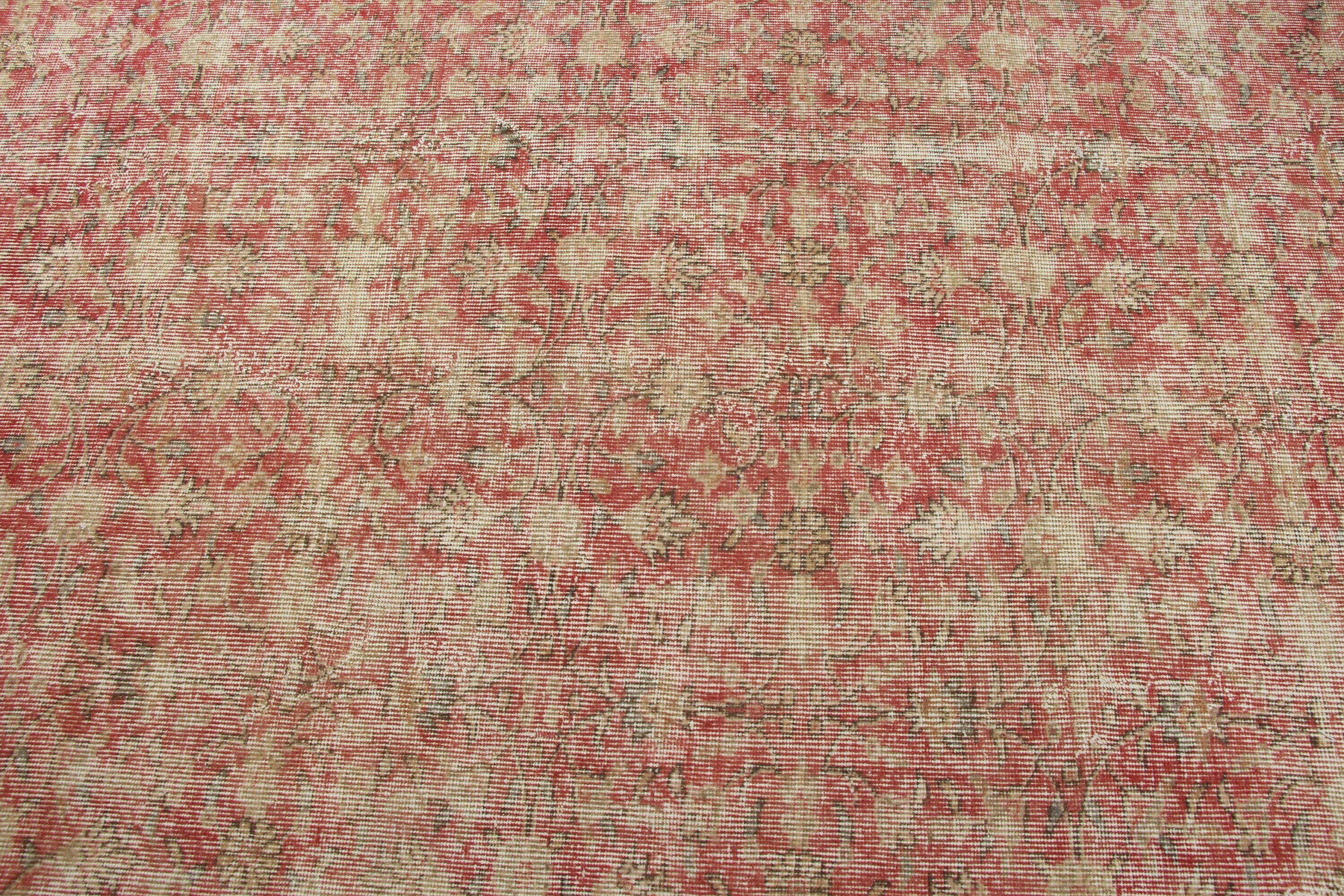 Floor Rug, Pink Moroccan Rug, Salon Rug, 5.8x9.5 ft Large Rugs, Dining Room Rug, Rugs for Salon, Turkish Rugs, Anatolian Rug, Vintage Rugs