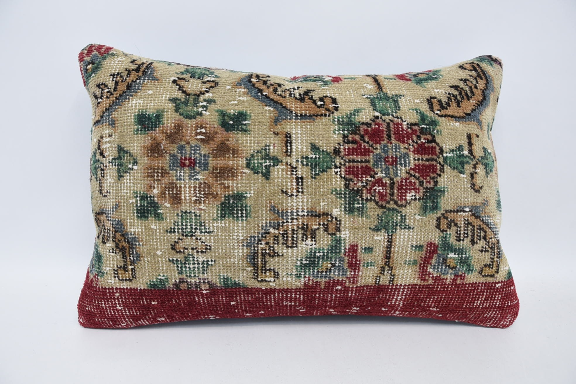 16"x24" Beige Pillow Cover, Kilim Pillow Cover, Personalized Gift Pillow Cushion Case, Kilim Cushion Sham, Home Decor Pillow