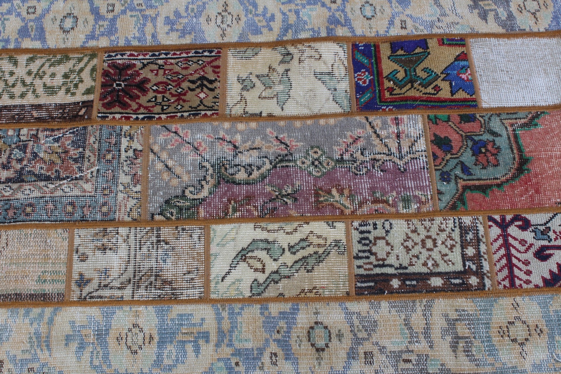 Ev Dekor Halısı, Türk Halısı, Anadolu Halısı, Mutfak Halısı, Vintage Halı, 3.1x9.8 ft Runner Halısı, Runner Halıları, Gökkuşağı Fas Halıları