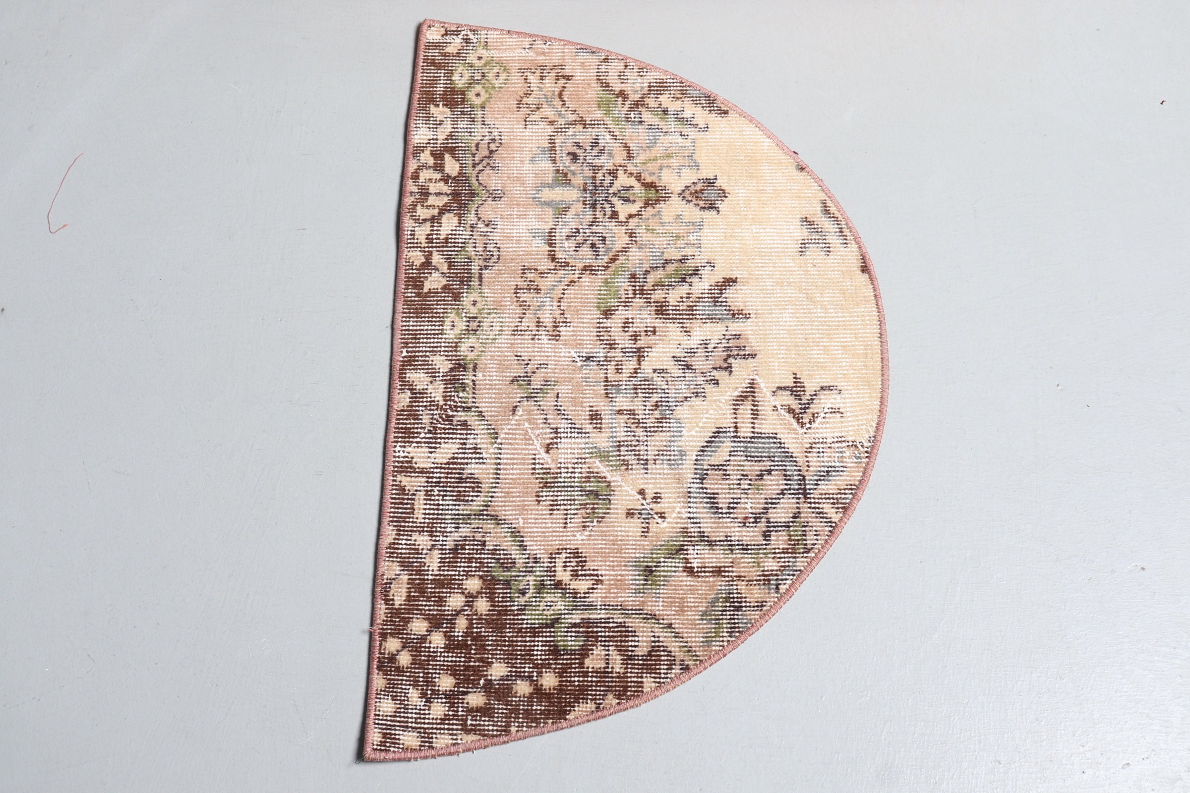 Kitchen Rug, Old Rug, Beige Bedroom Rugs, Entry Rug, Rugs for Bath, 2.5x1.5 ft Small Rug, Wool Rug, Nursery Rugs, Vintage Rugs, Turkish Rug