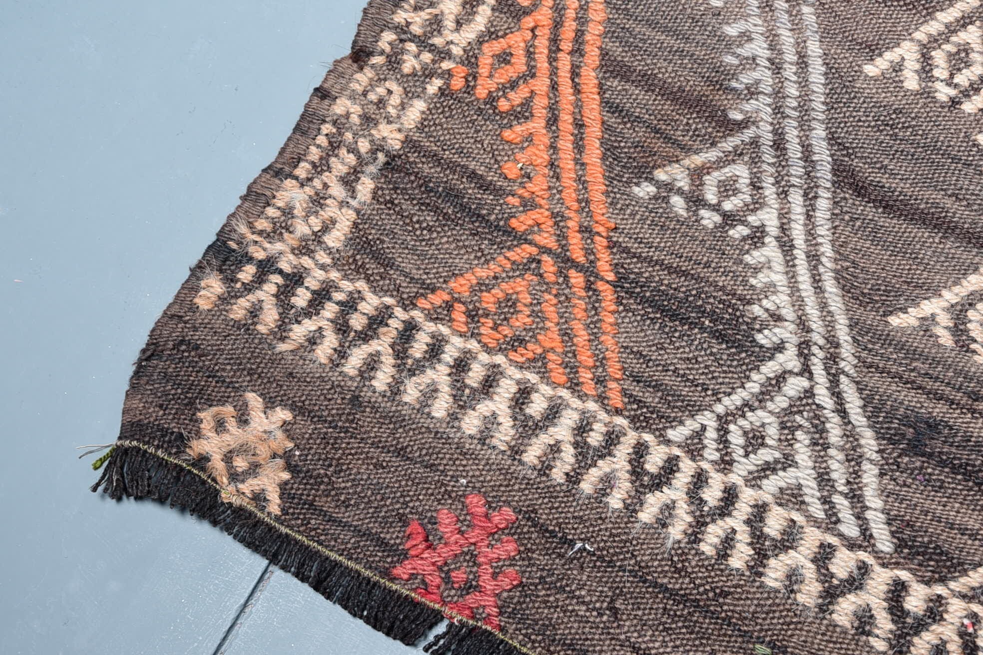 Kitchen Rugs, Turkish Rug, Floor Rug, Kilim, Living Room Rug, Dining Room Rugs, 5.4x11.2 ft Large Rug, Rugs for Bedroom, Vintage Rug