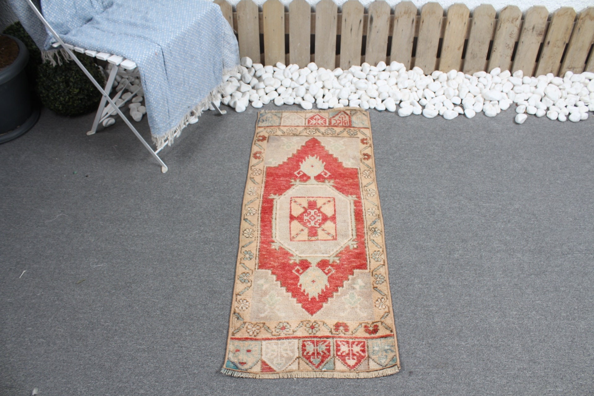 Anatolian Rug, Red Antique Rugs, Turkish Rug, Cool Rugs, Rugs for Bedroom, Vintage Rugs, Door Mat Rugs, 1.5x3.9 ft Small Rugs, Bedroom Rug