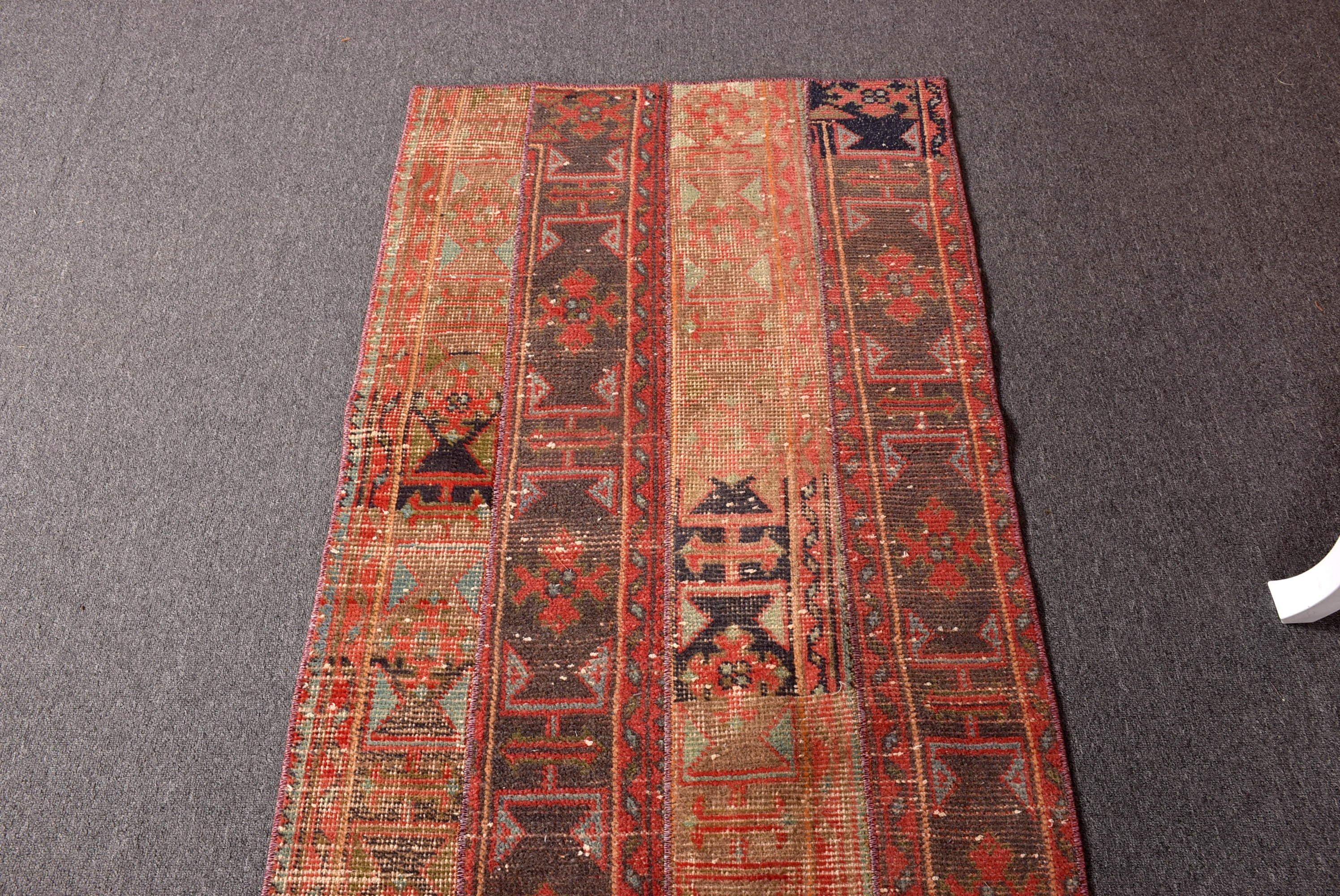 Vintage Halılar, Yeşil Düz Dokuma Halılar, Nötr Halılar, Beni Ourain Yolluk Halısı, Fas Halıları, Koridor Halısı, Türk Halısı, 2,5x9 ft Yolluk Halıları