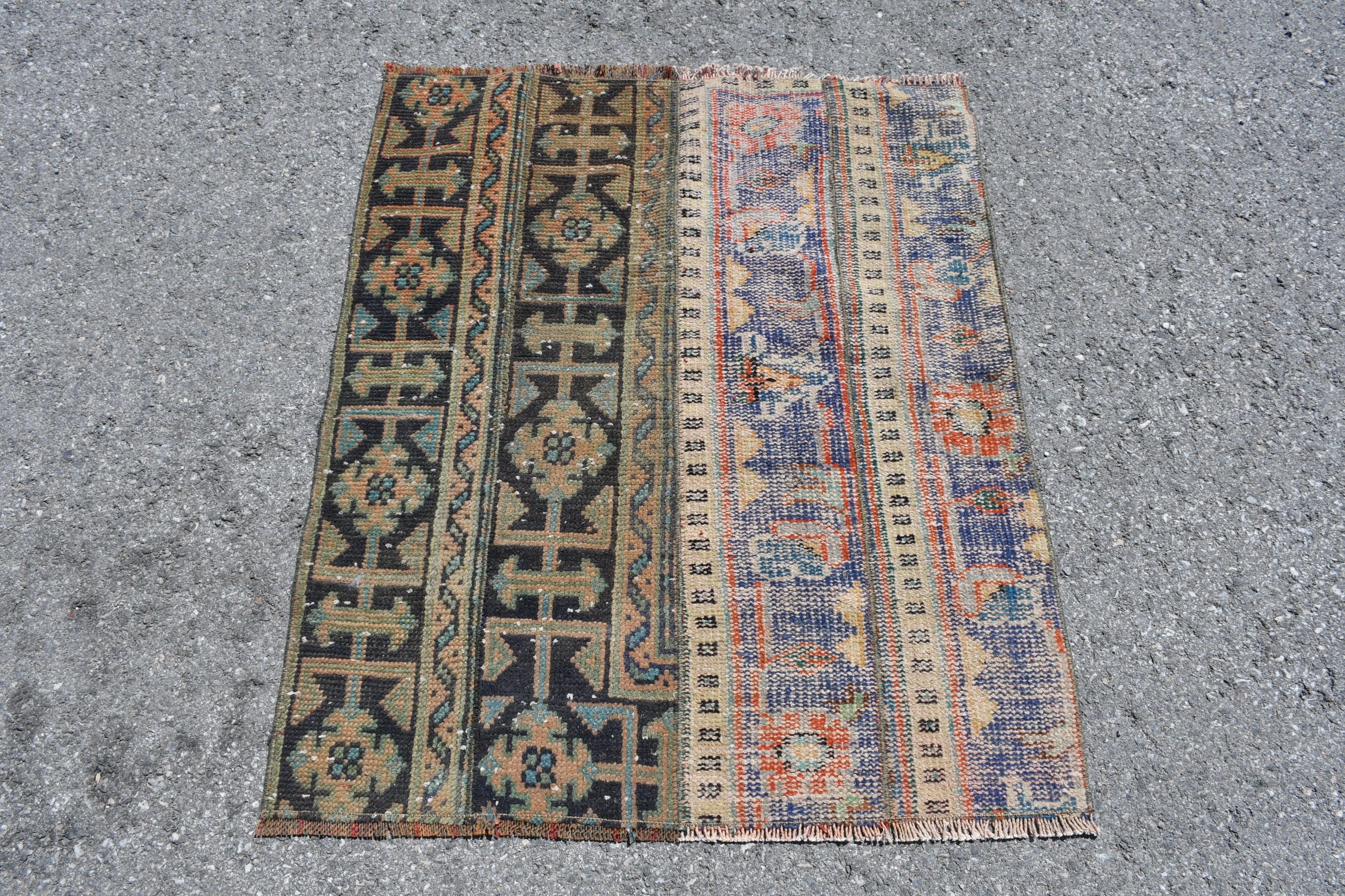 Oushak Halıları, Vintage Halılar, Giriş Halısı, Türk Halısı, Araba Paspas Halısı, Mutfak Halıları, Sevimli Banyo Paspas Halısı, Yatak Odası Halısı, 2,9x3,4 ft Küçük Halılar