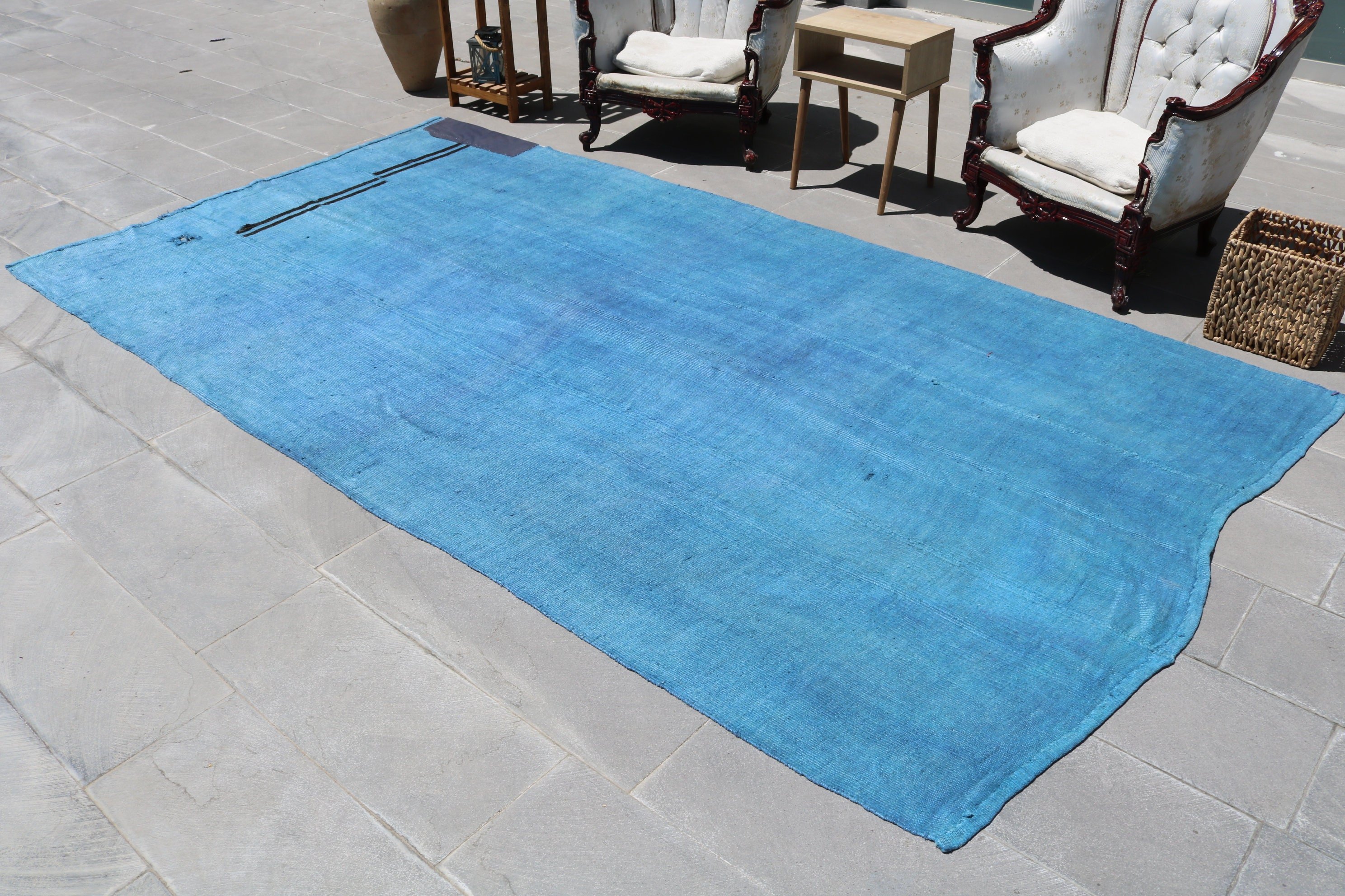 Living Room Rug, 6.2x11.5 ft Oversize Rugs, Aztec Rug, Turkish Rug, Vintage Rug, Rugs for Dining Room, Wool Rugs, Bedroom Rugs, Saloon Rug