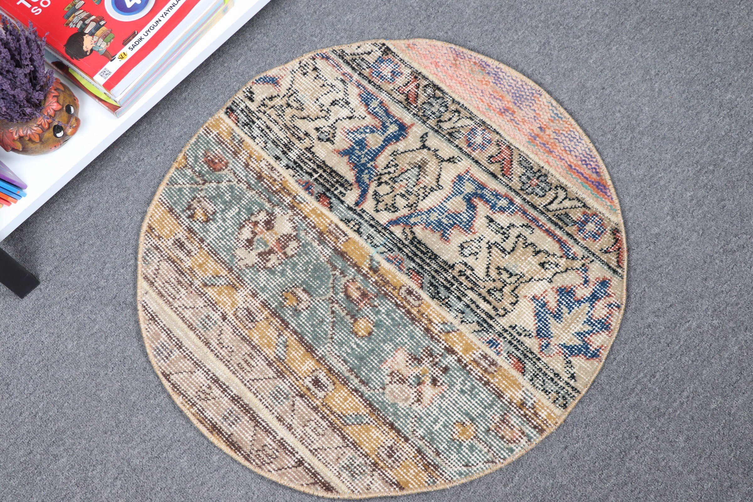 Eski Halı, Araba Paspas Halısı, 2x2 ft Küçük Halılar, Vintage Halı, Mutfak Halıları, Türk Halısı, Havalı Halılar, Yeşil Mutfak Halısı, Giriş Halıları