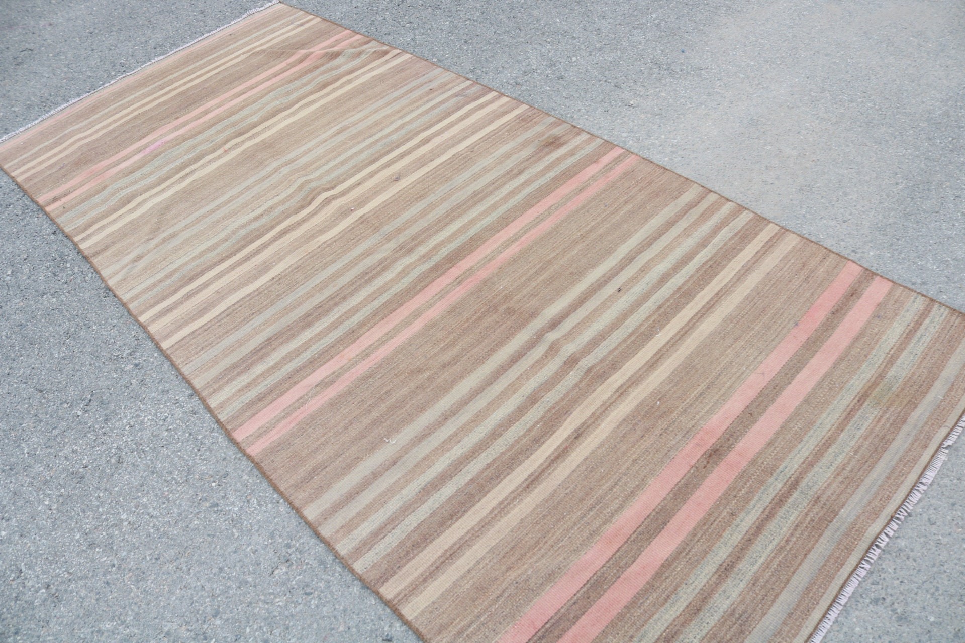 Living Room Rug, Anatolian Rug, Rugs for Bedroom, 4.1x9.4 ft Area Rug, Vintage Rugs, Floor Rugs, Moroccan Rug, Kilim, Turkish Rug, Art Rug