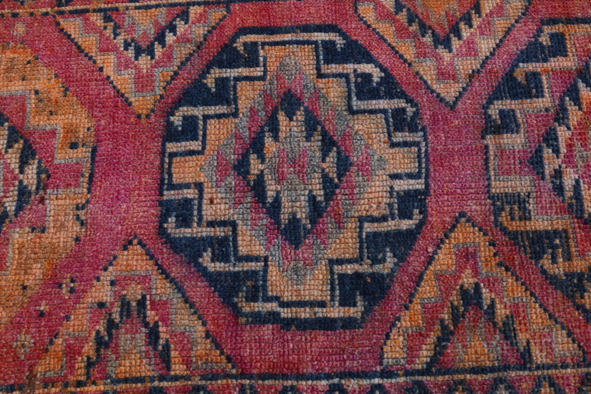 Merdiven Halıları, Yün Halı, El Yapımı Halı, Koridor Halısı, 2,6x10,6 ft Runner Halıları, Ev Dekorasyonu Halısı, Türk Halısı, Pembe Oryantal Halı, Vintage Halılar