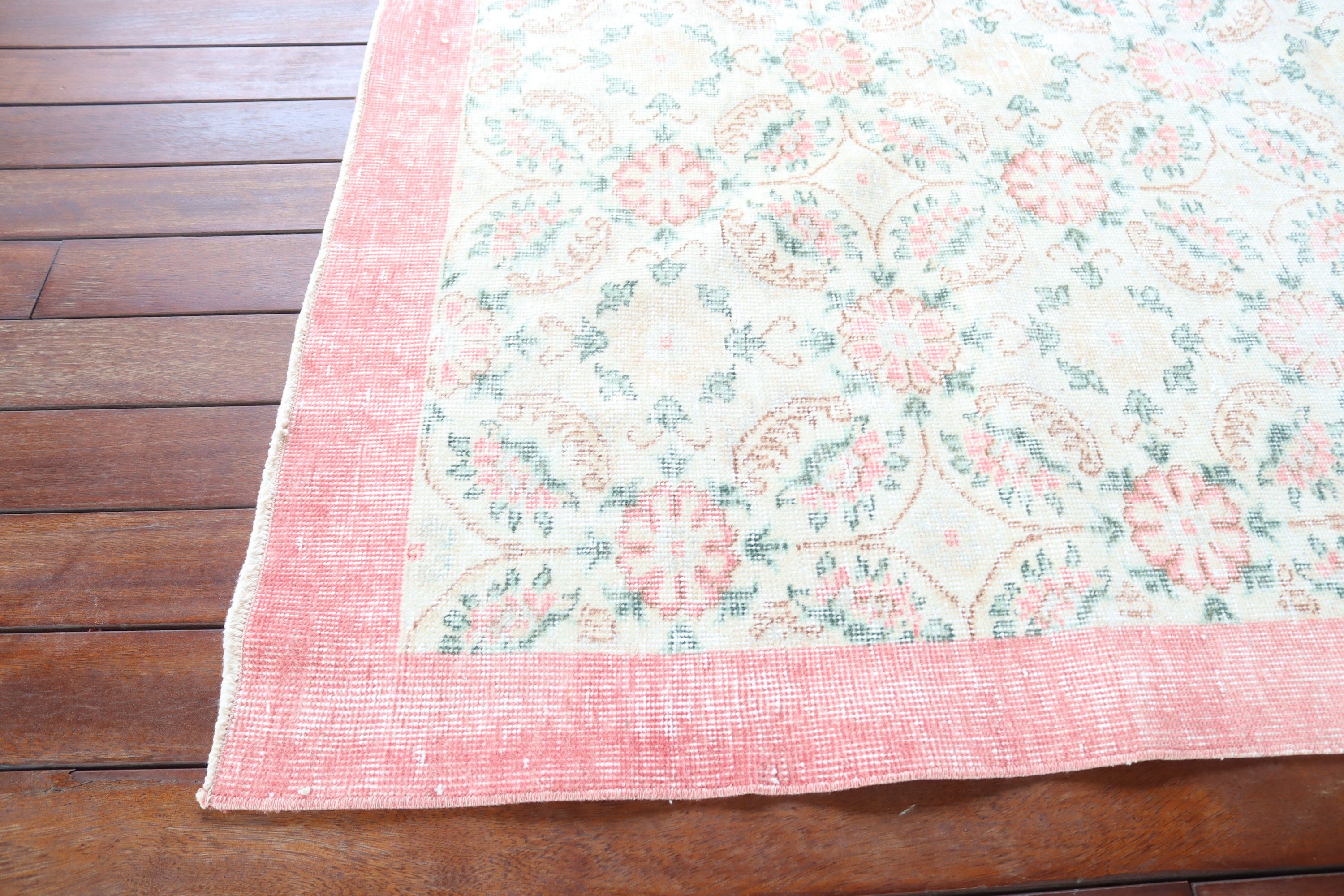 Luxury Rug, Boho Accent Rugs, Turkish Rugs, Anatolian Rug, Vintage Rugs, Pink Flatweave Rug, Nursery Rug, 3.5x6.6 ft Accent Rug, Floor Rugs