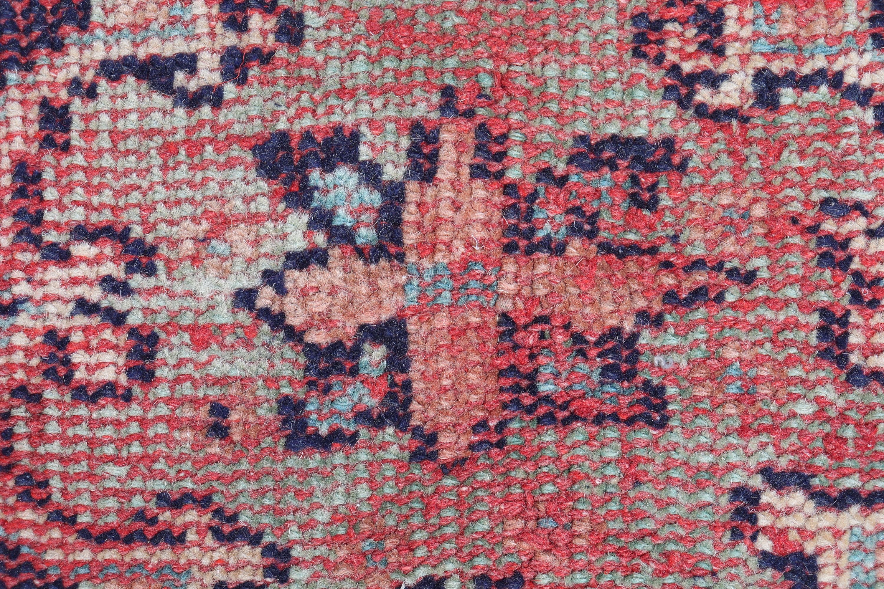 Floor Rugs, Turkish Rug, Anatolian Rug, Nursery Rugs, Vintage Rug, Rugs for Nursery, Kitchen Rug, Red  2.1x2.8 ft Small Rugs