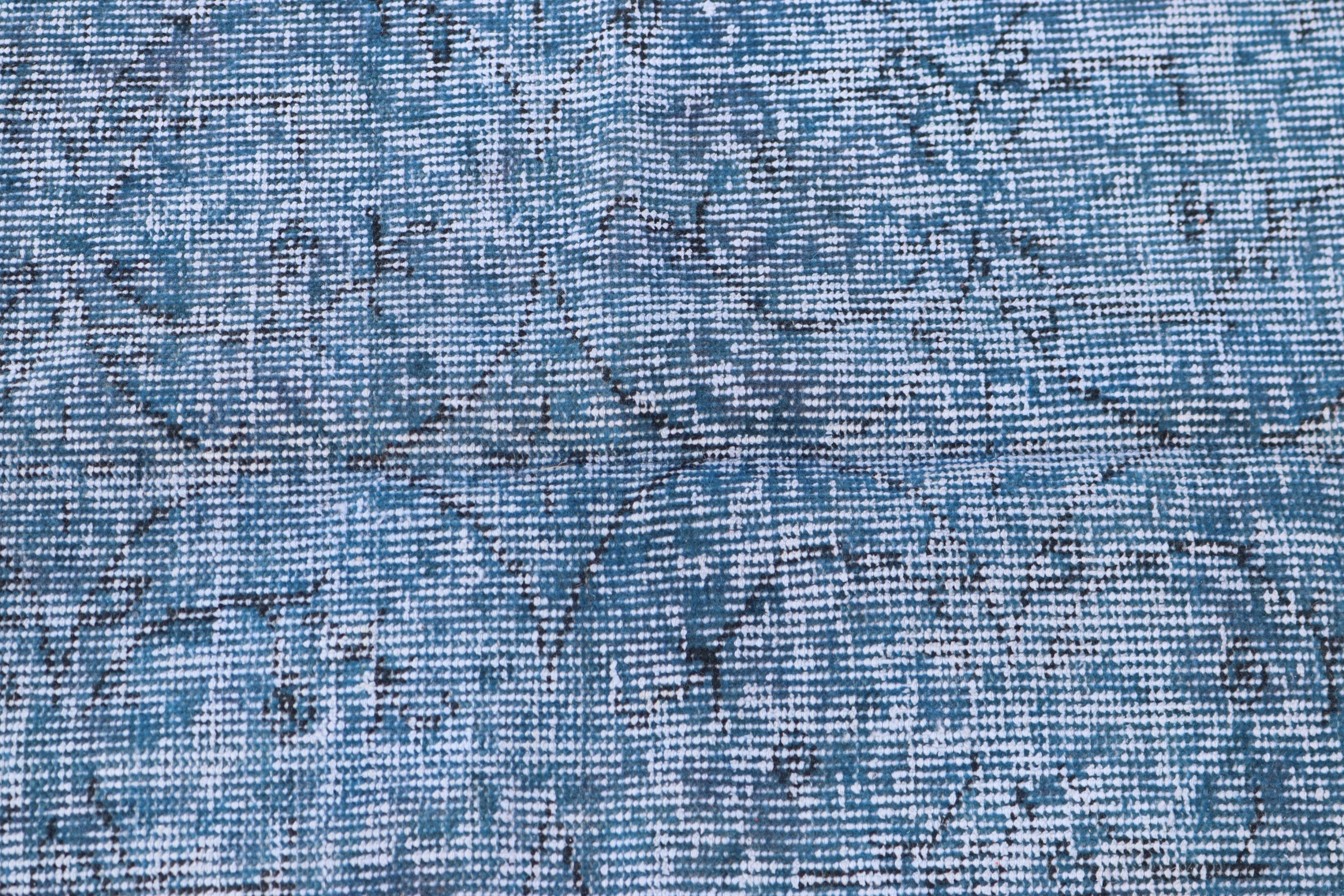 Handwoven Rug, Blue Modern Rugs, Turkish Rug, Home Decor Rugs, Dining Room Rugs, Vintage Area Rugs, 4.7x8.3 ft Area Rugs, Vintage Rug