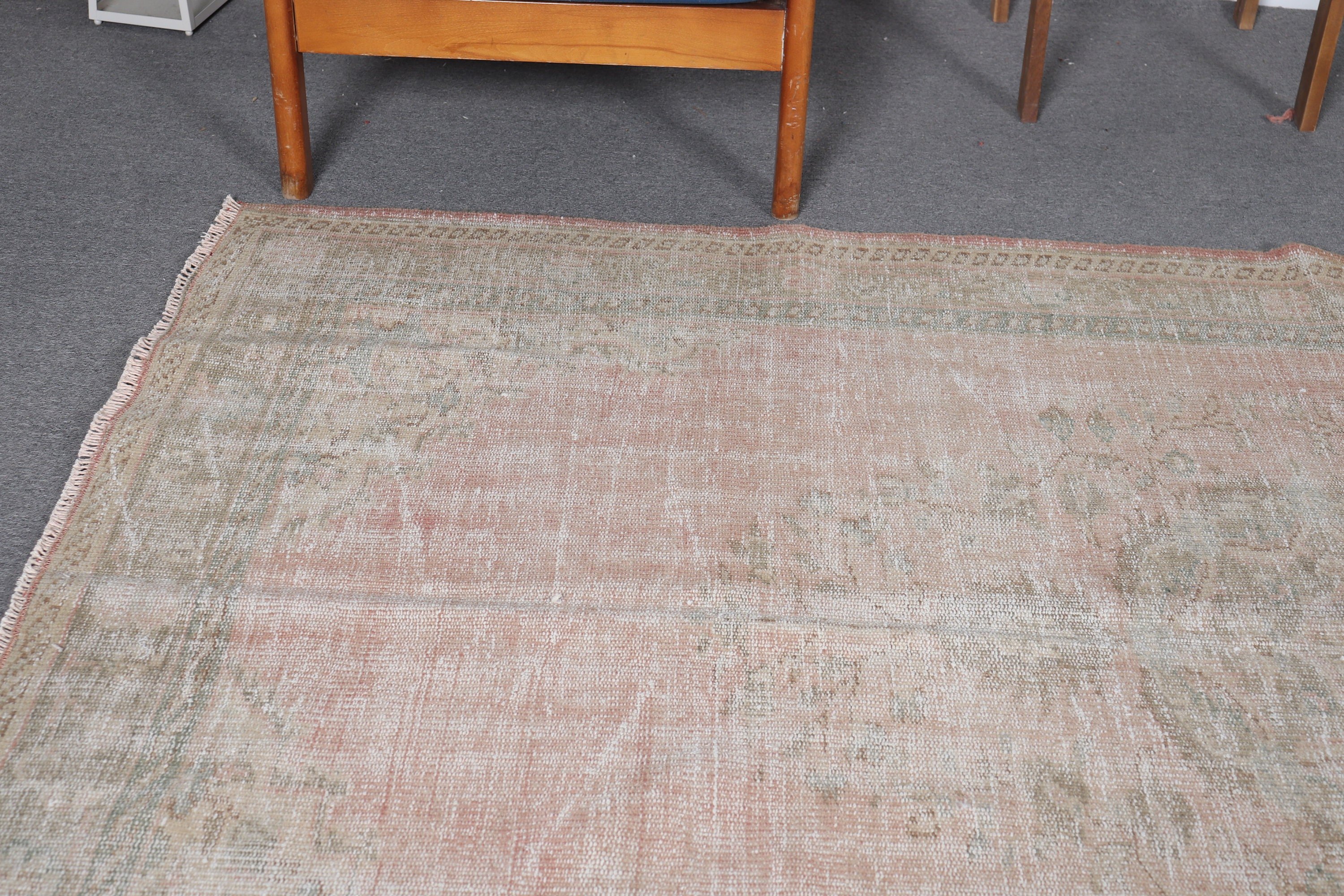 Dining Room Rug, Salon Rug, 5.2x8.2 ft Large Rug, Vintage Rugs, Anatolian Rugs, Turkish Rug, Moroccan Rugs, Office Rug, Green Anatolian Rug