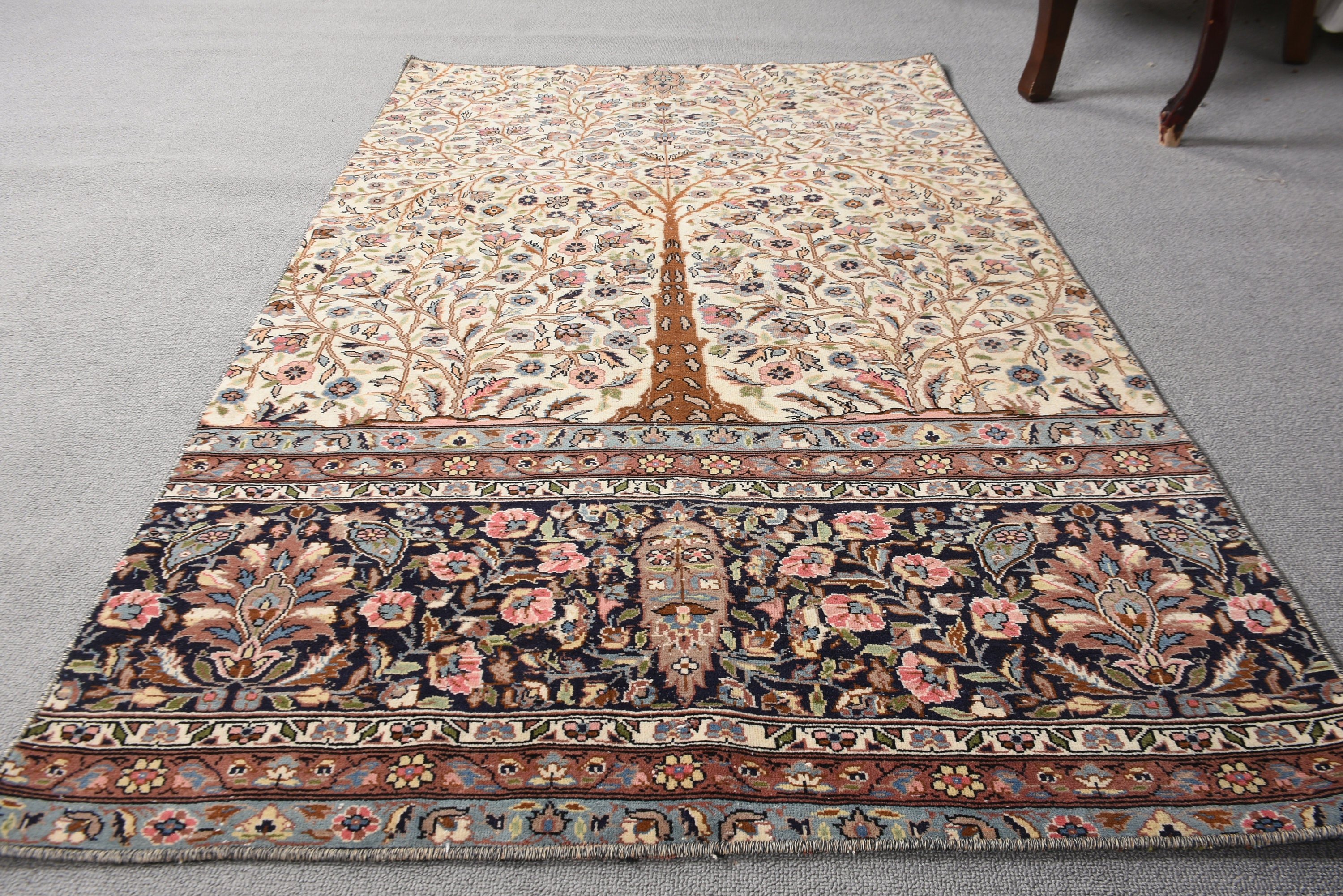 Vintage Halı, Bej Ev Dekor Halısı, Türkiye Halısı, Duvara Asılı Halılar, 2,9x4,7 ft Küçük Halılar, Çocuk Halısı, Oryantal Halı, Modern Halı, Türk Halısı