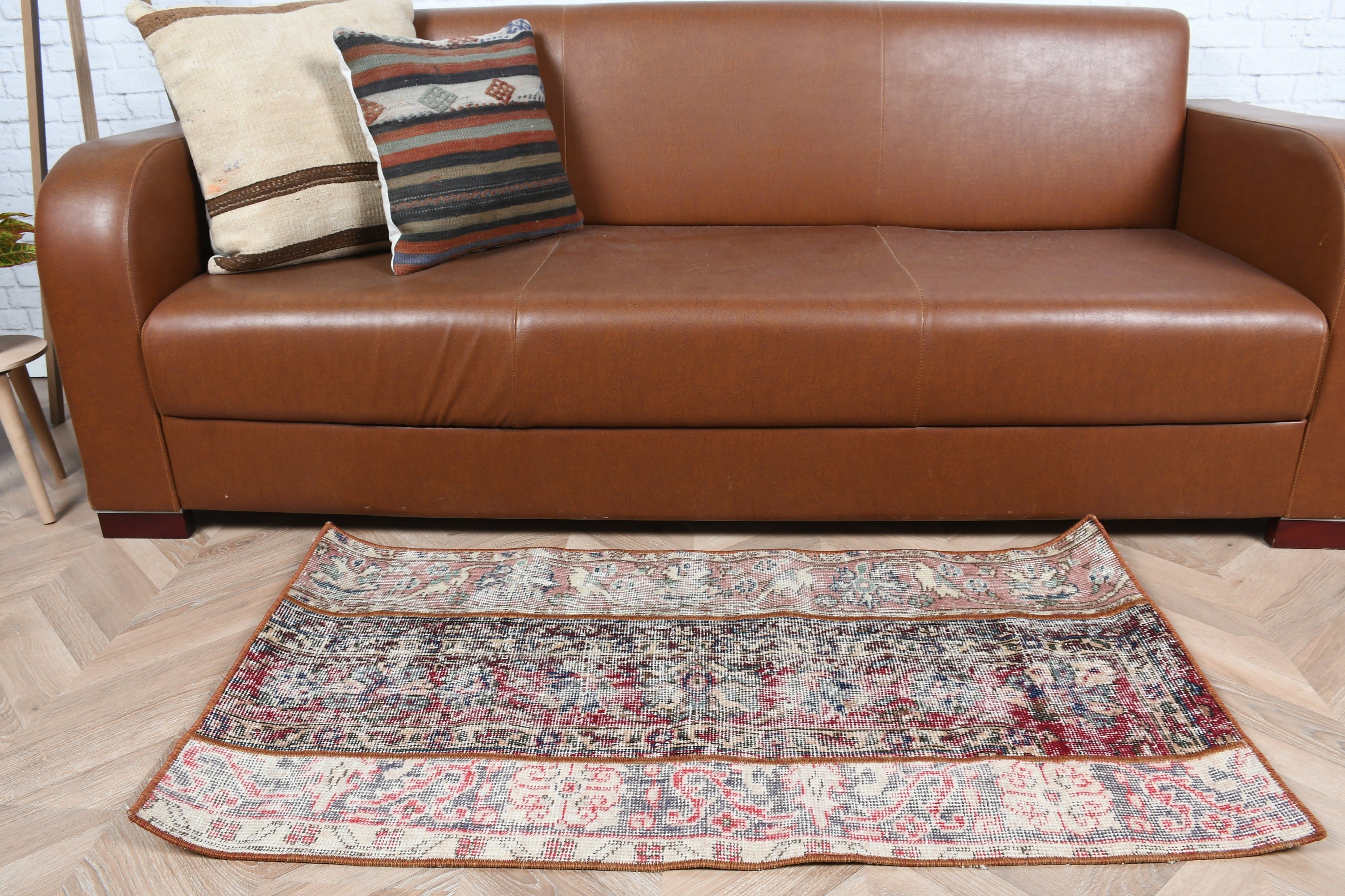 Türk Halısı, Yatak Odası Halısı, Vintage Halı, Kapı Paspası Halıları, Giriş Halıları, Mutfak Halıları, Kırmızı 2.1x3.9 ft Küçük Halılar, Çocuk Odası Halıları