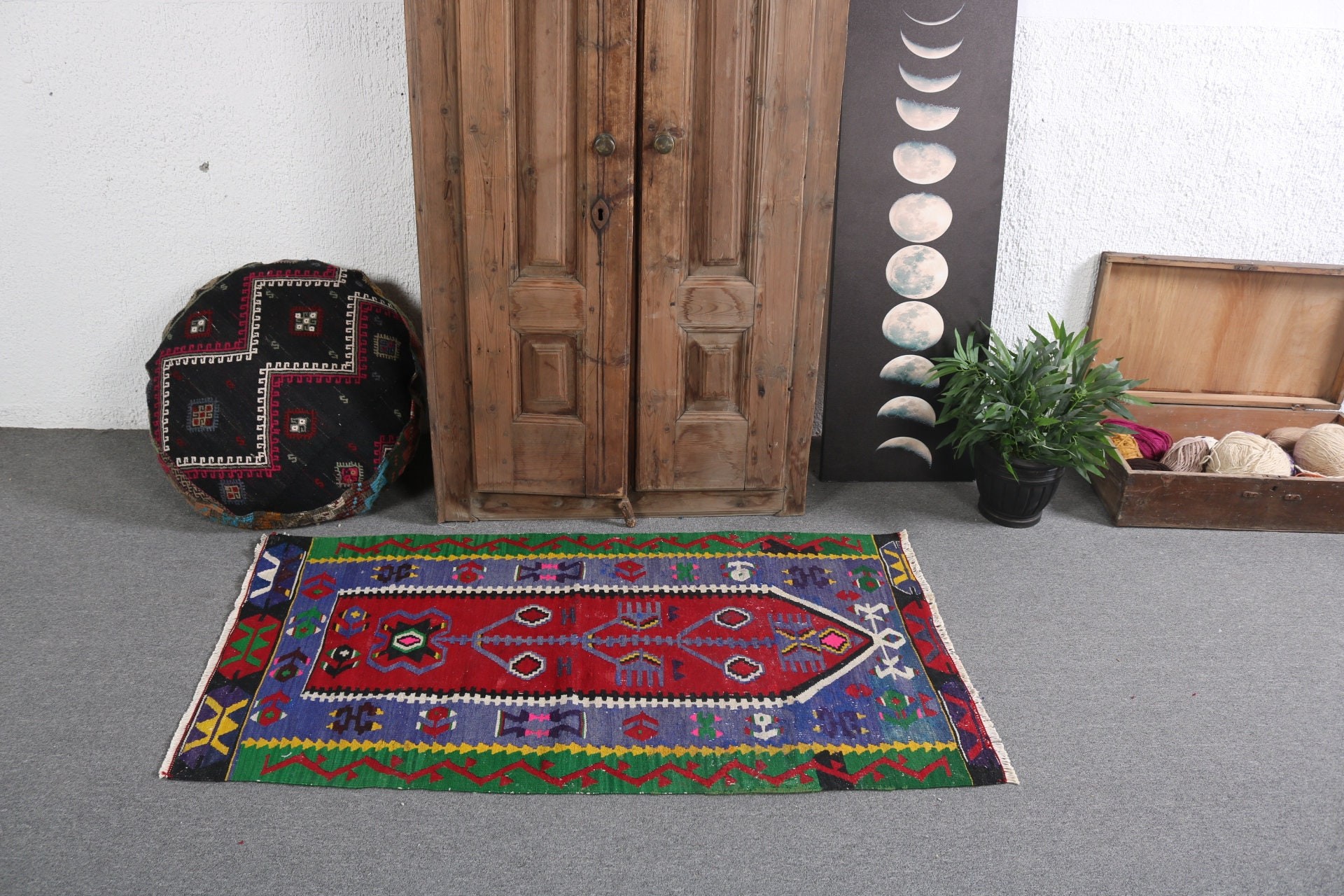 Nötr Halılar, Banyo Halıları, Yer Halısı, 2,5x4,7 ft Küçük Halılar, Antika Halılar, Gökkuşağı Havalı Halılar, Türk Halısı, Kilim, Giriş Halıları, Vintage Halı