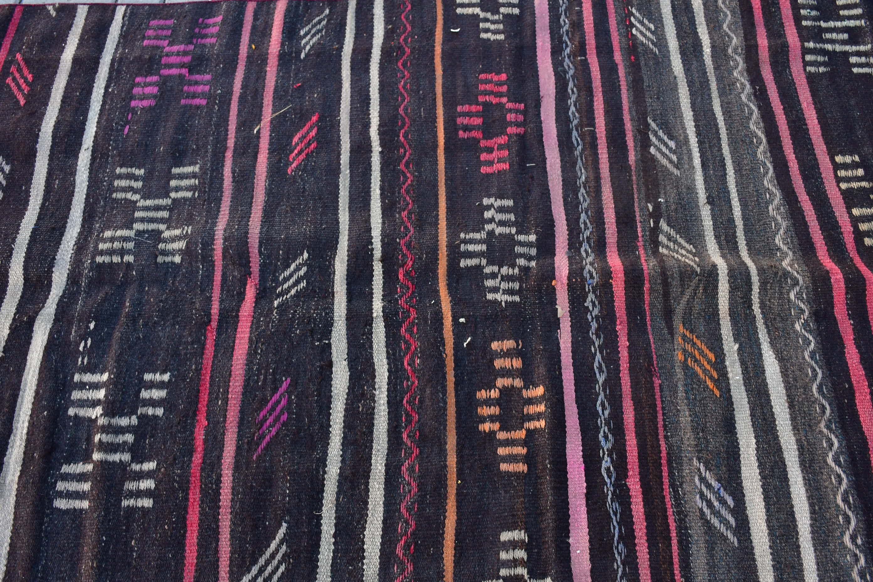 Yün Halılar, Türk Halısı, Vintage Halı, Kilim, Yatak Odası Halısı, Oturma Odası Halısı, Kahverengi Yatak Odası Halısı, 4.3x8.2 ft Alan Halısı, Yatak Odası Halıları