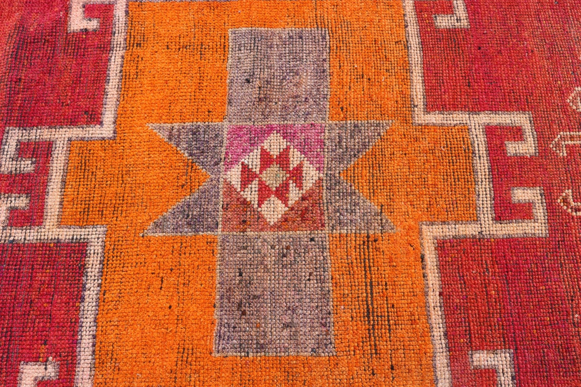 Red Moroccan Rug, 3x11.1 ft Runner Rug, Vintage Rug, Rugs for Runner, Corridor Rug, Turkish Rug, Wool Rugs, Office Rugs