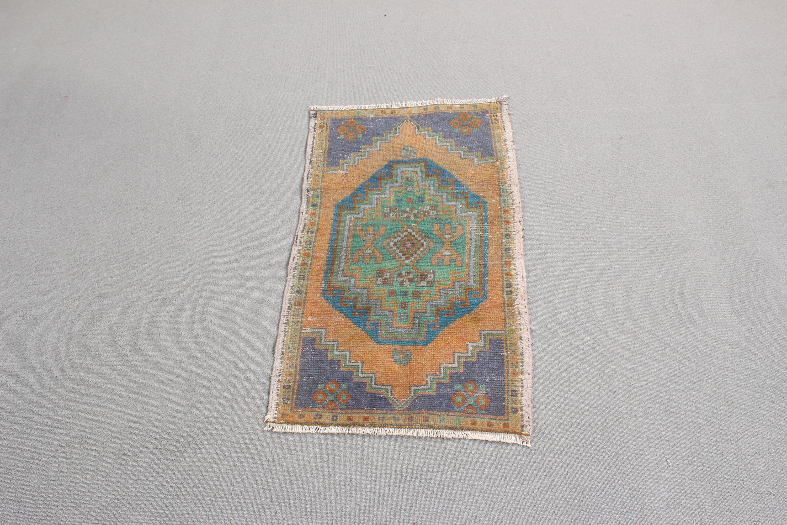 Vintage Rugs, Entry Rug, Turkish Rugs, Flatweave Rugs, Bath Rugs, Rugs for Bath, Bronze Moroccan Rug, 1.7x3 ft Small Rugs, Home Decor Rug