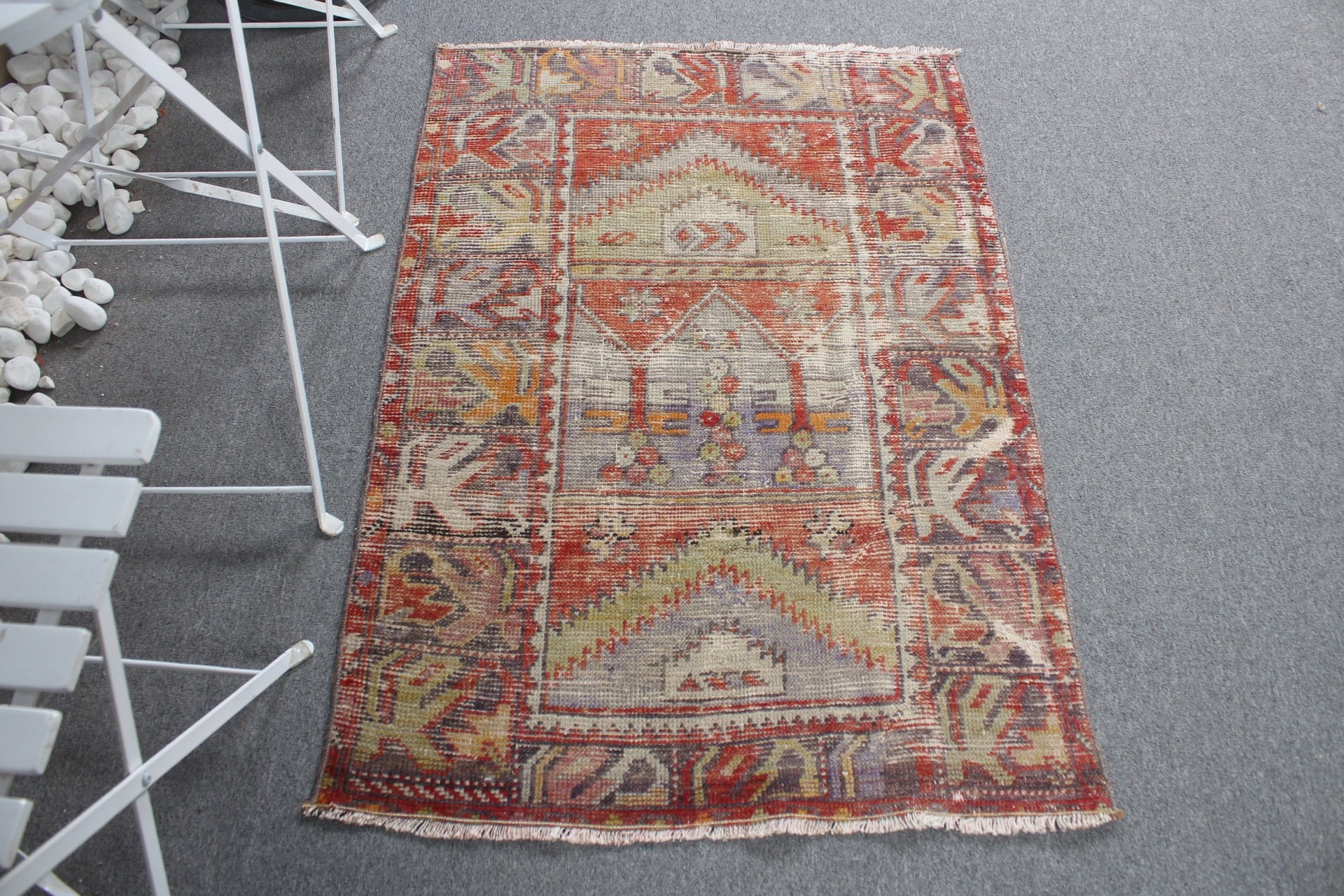 Araba Paspasları için Halılar, Mutfak Halısı, Antika Halı, Çocuk Halıları, Vintage Halı, Kırmızı Fas Halısı, Türk Halısı, 2,7x3,9 ft Küçük Halılar