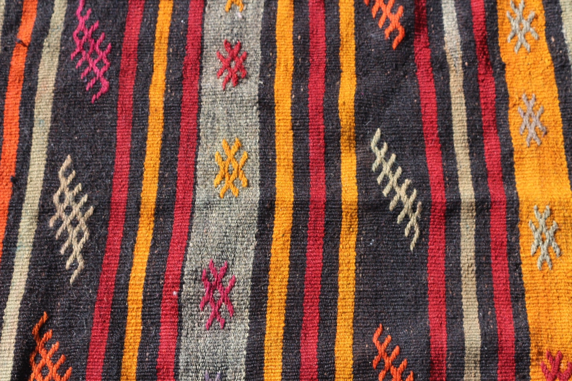 Kilim, Parlak Halı, Koridor Halısı, Koridor Halısı, Vintage Halılar, Yer Halıları, Yün Halılar, Siyah Oryantal Halı, 2x11 ft Yolluk Halısı, Türk Halıları