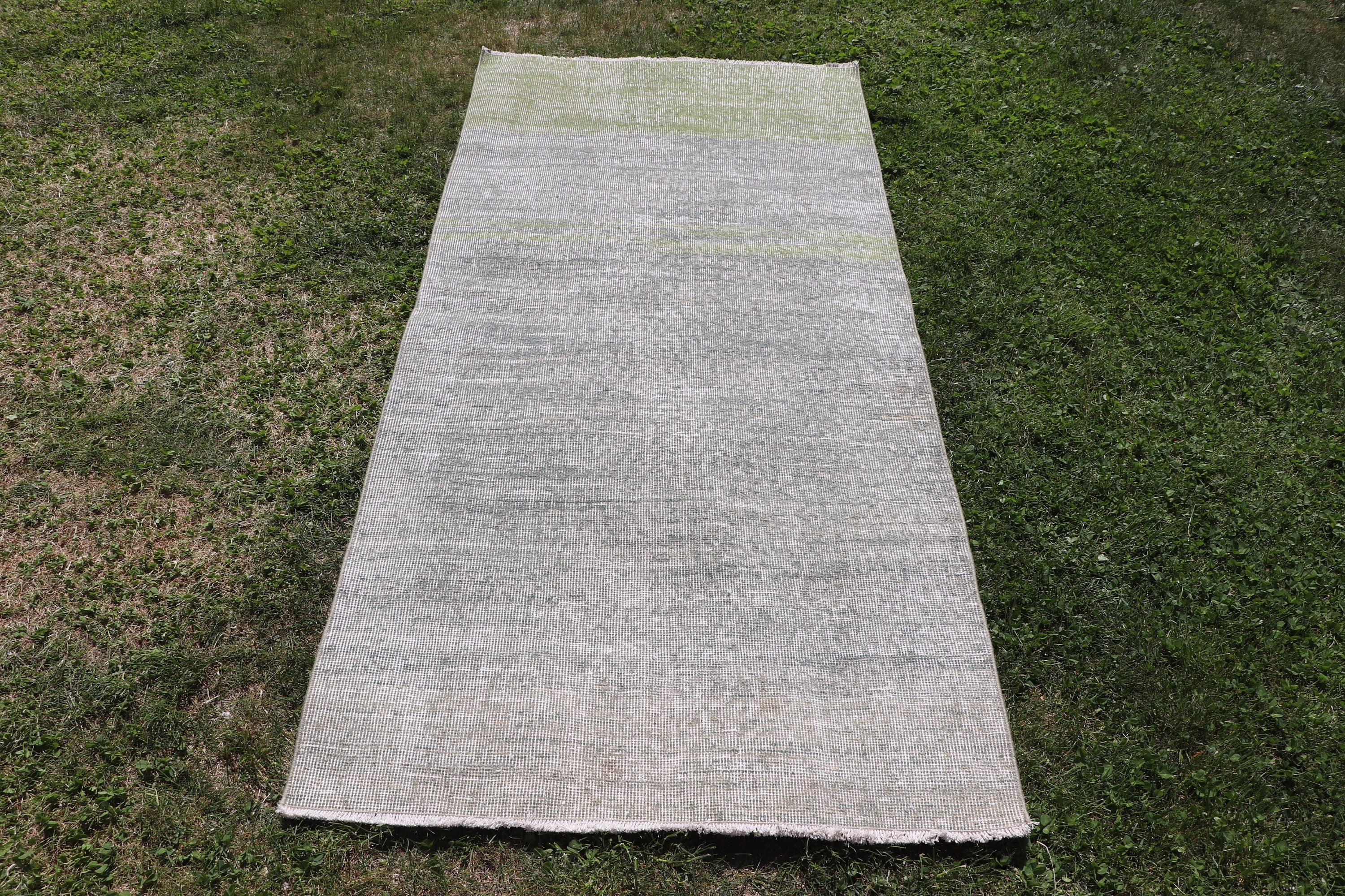 Vintage Rugs, 2.9x6.2 ft Accent Rugs, Vintage Accent Rug, Neutral Rugs, Green Geometric Rugs, Decorative Rugs, Turkish Rugs, Antique Rugs