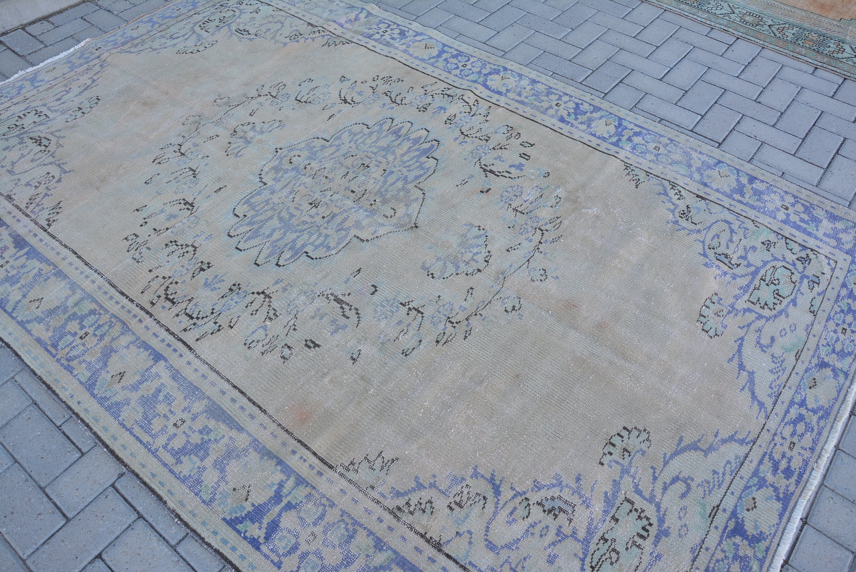 Living Room Rug, Rugs for Salon, Ethnic Rug, Cool Rug, Dining Room Rug, Bedroom Rug, 5.7x8.9 ft Large Rug, Vintage Rug, Turkish Rugs