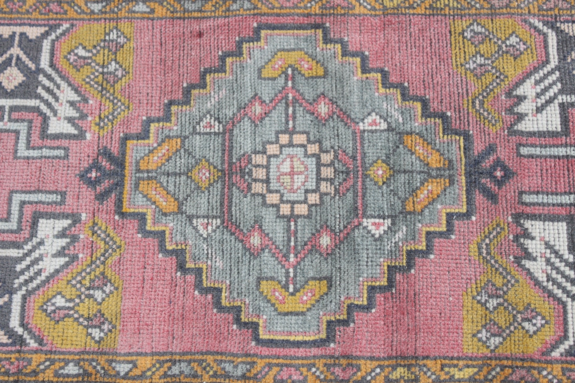 Yatak Odası Halıları, Yün Halı, Boho Halı, Kırmızı Yün Halı, Mutfak Halıları, Türk Halısı, Yer Halıları, Vintage Halı, Kapı Paspası Halısı, 1.6x3.5 ft Küçük Halı