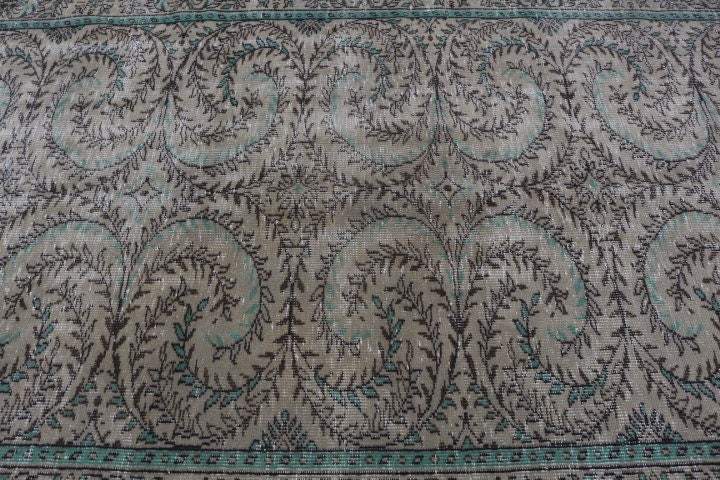 Salon Halısı, Antika Halı, Yatak Odası Halısı, Bej Mutfak Halısı, Oturma Odası Halıları, Türk Halısı, 5.4x9.6 ft Büyük Halı, Oushak Halıları, Vintage Halı