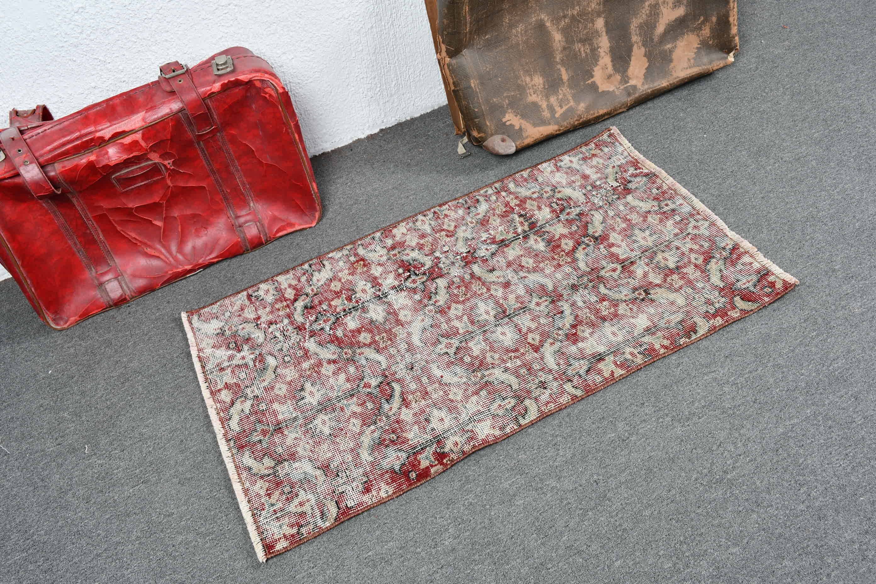 Duvara Asılı Halı, 2x3.5 ft Küçük Halı, Vintage Halı, Paspas Halısı, Fas Halısı, Mor Mutfak Halıları, Antika Halılar, Türk Halısı, Sevimli Halı