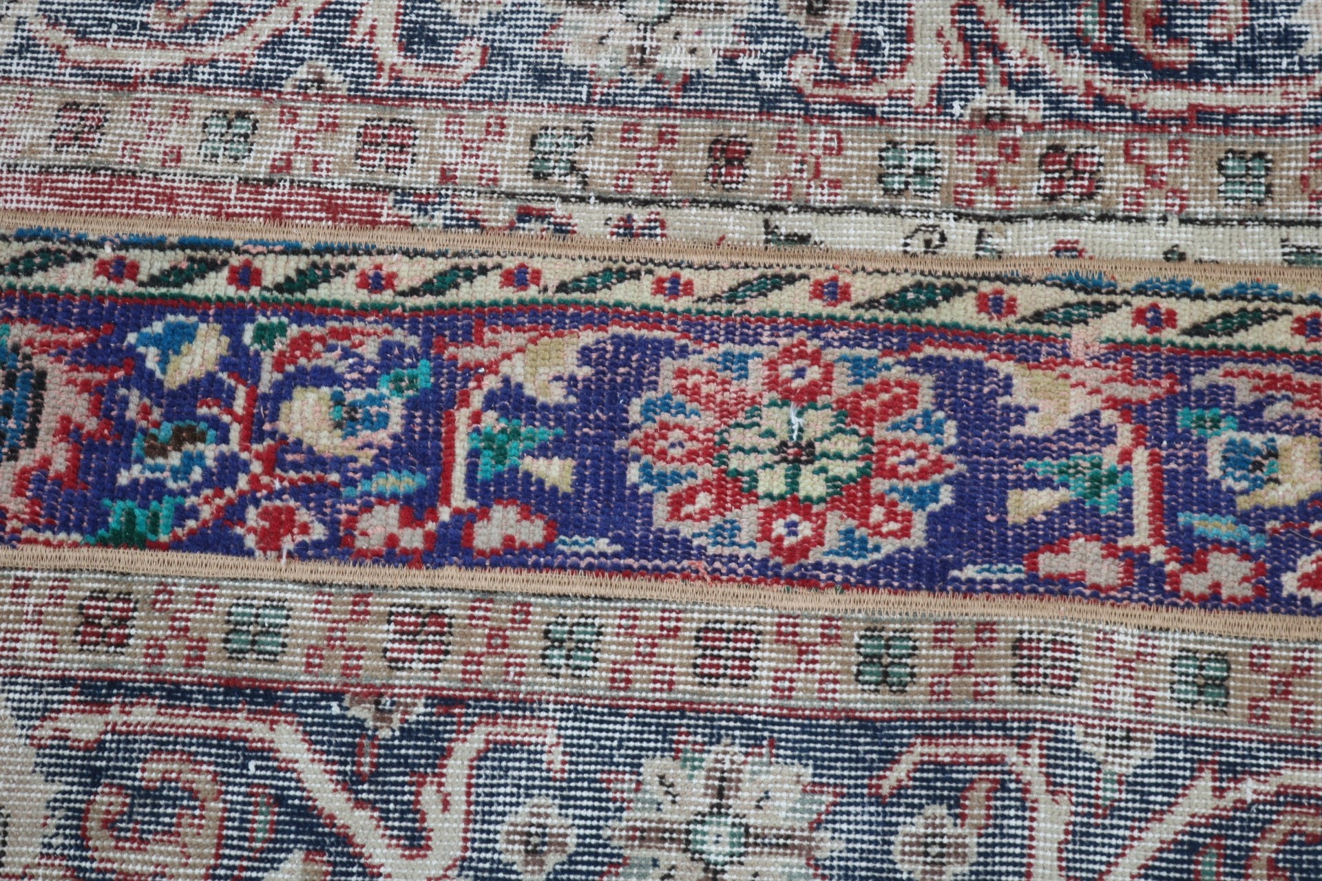 Vintage Rug, Turkish Rug, Statement Rugs, Car Mat Rugs, Neutral Rug, Blue Neutral Rug, 2.2x4.9 ft Small Rugs, Aztec Rugs, Small Area Rugs