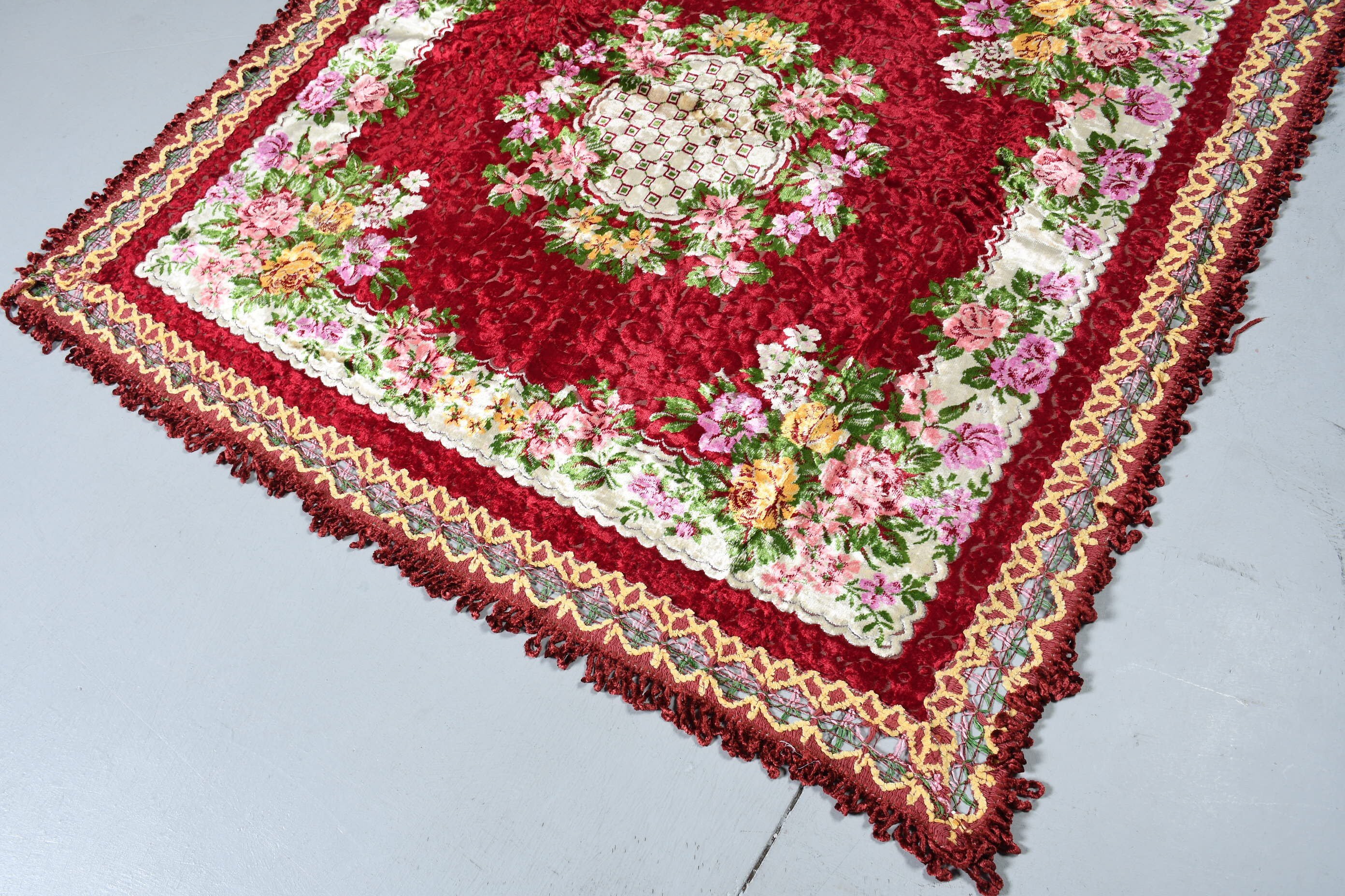 Oriental Rug, Vintage Rug, Nursery Rugs, Entry Rug, Red Moroccan Rugs, Turkish Rugs, 4.7x4.6 ft Accent Rugs, Old Rugs, Anatolian Rug