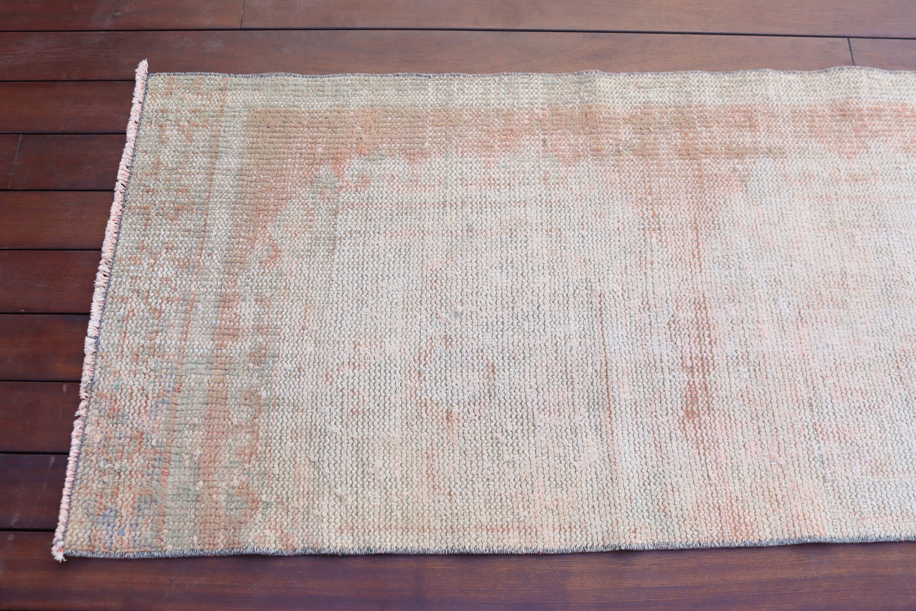 Beige Bedroom Rugs, Beni Ourain Runner Rug, Turkish Rugs, Modern Rugs, Aztec Rugs, Bedroom Rugs, 2.3x8.9 ft Runner Rugs, Vintage Rugs